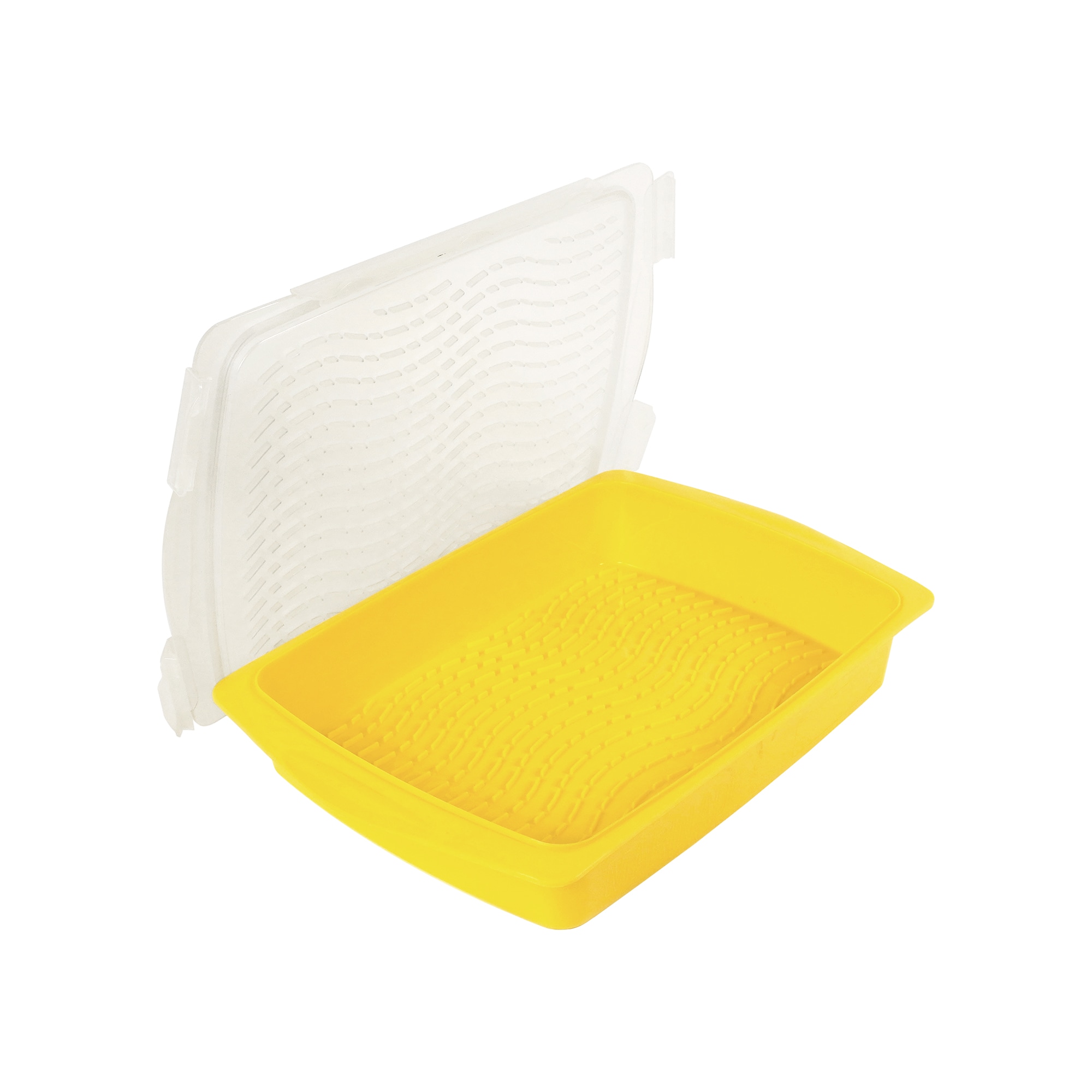 Mr. Bar-B-Q 11.61-in x 16.97-in Yellow Rectangle Serving Tray in