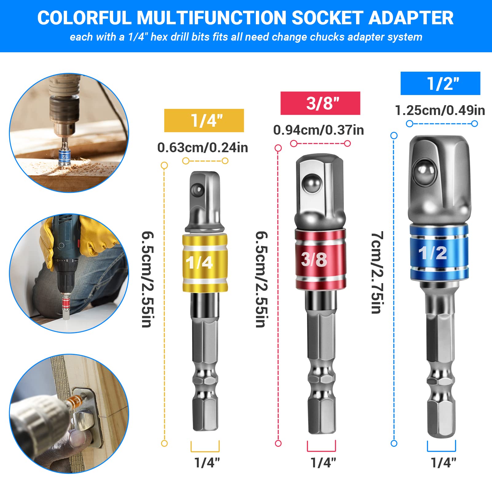 Linder Group Inc L3QI3PTM Drill-Bit-Extensions - View #3