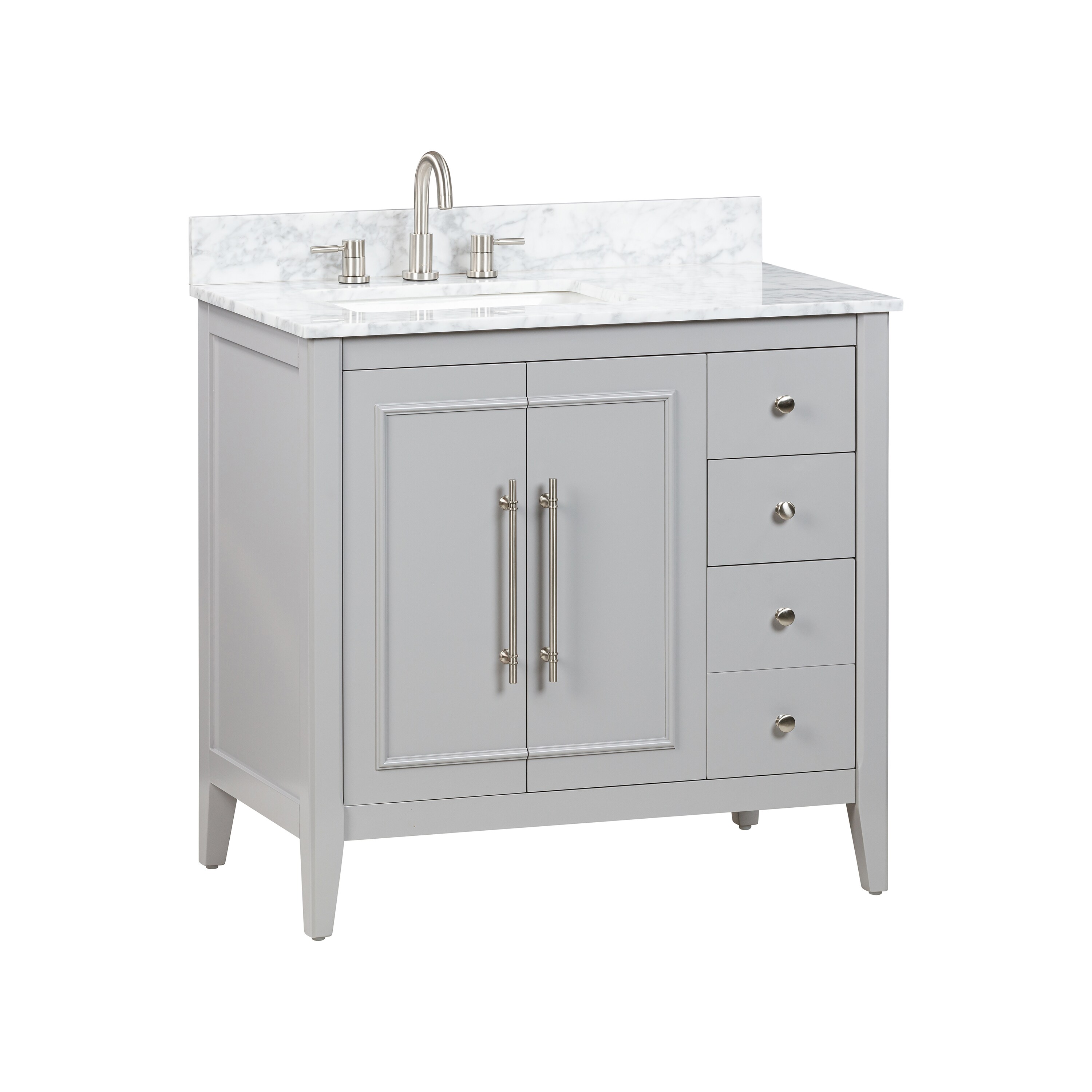 allen + roth L22014-VS36-TG Bath-Vanity-Combo - View #6
