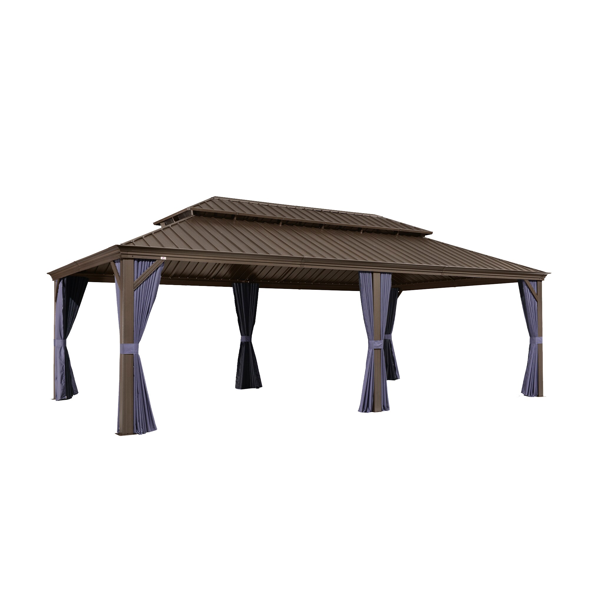 PURPLE LEAF LSMHS1424NB Wood-Resin-Gazebos - View #2