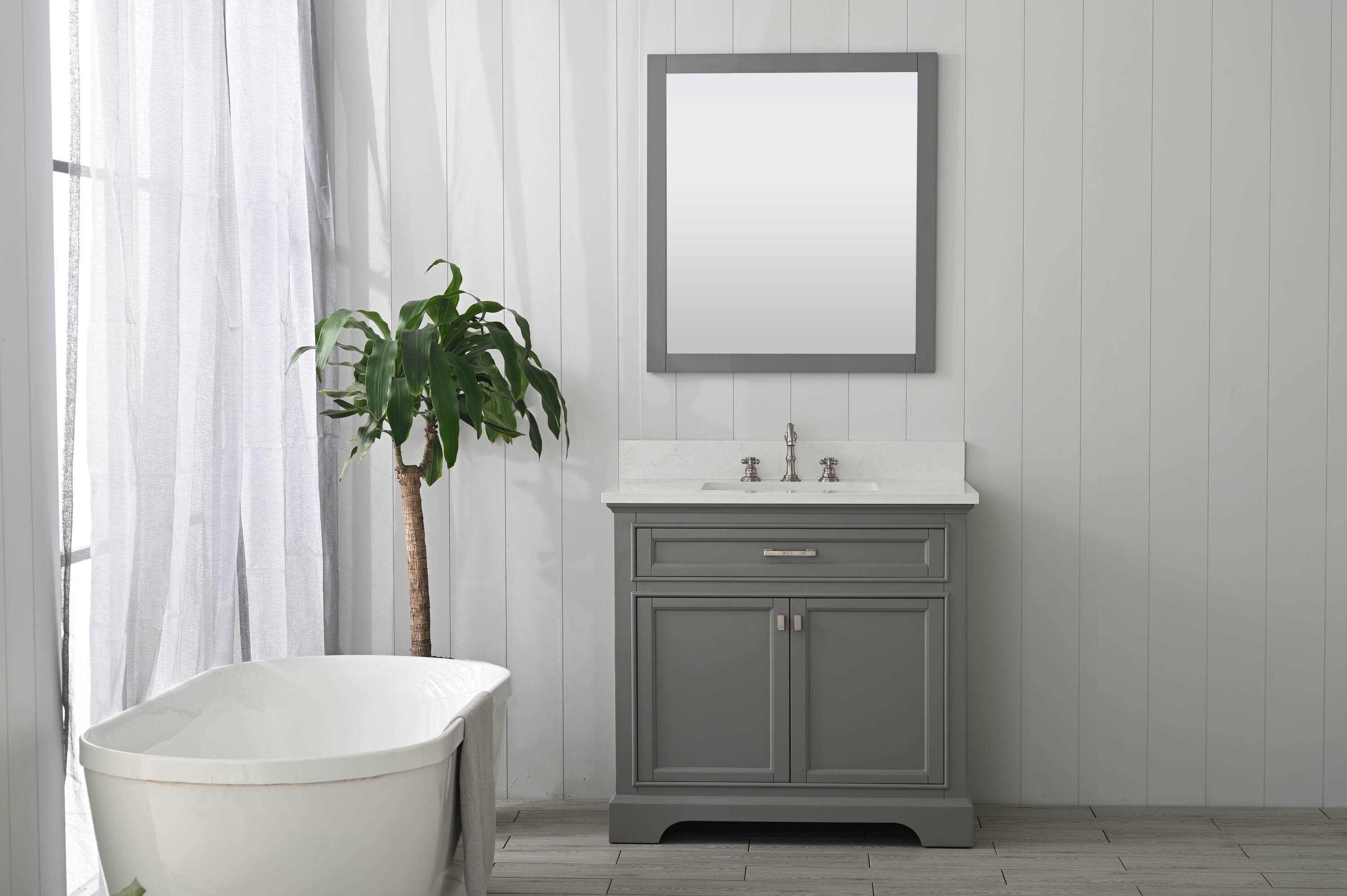 Design Element ML-36-GY Bath-Vanity-Combo - View #2