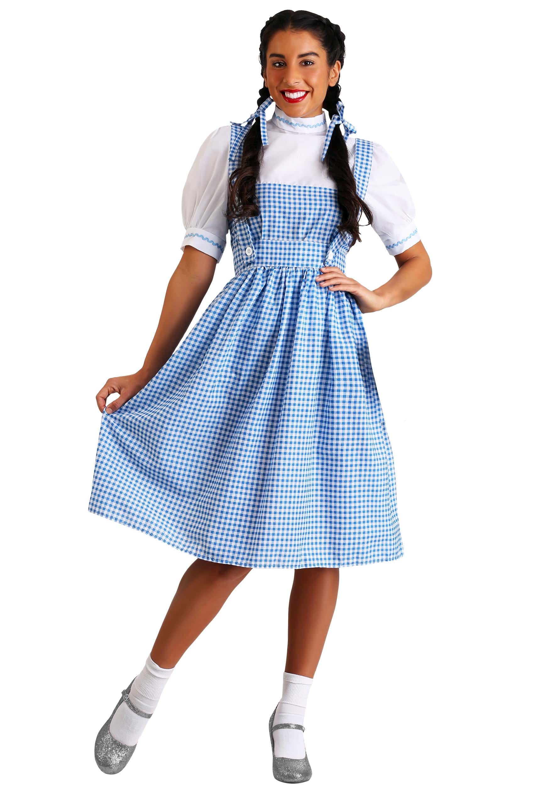 HalloweenCostumes - FUN Costumes Women's Kansas Girl Long Dress Costume Storybook Costumes Medium