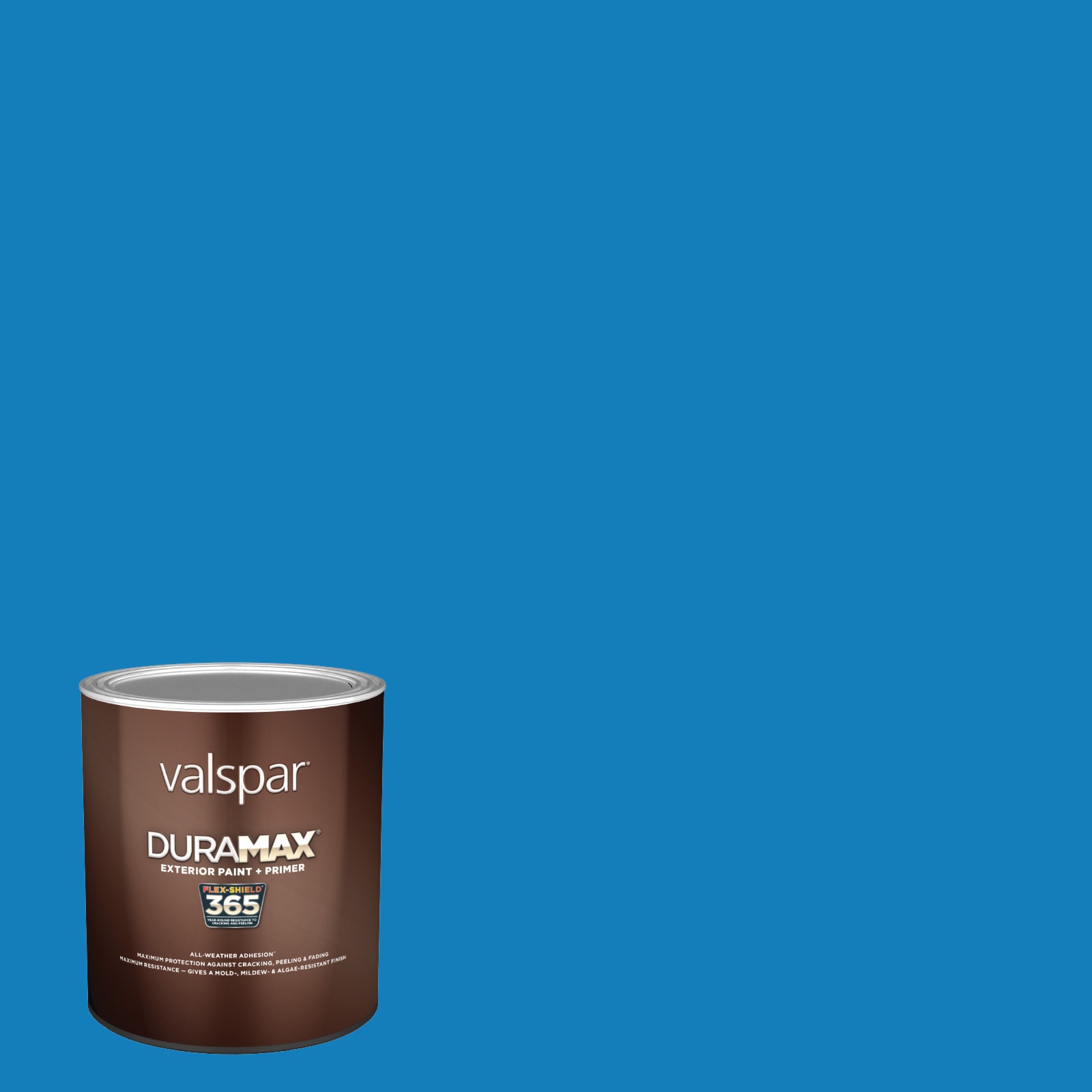 Valspar 4008-10C-336711 Duramax Semi-gloss Cosmic Blue 4008-10C Latex Exterior Paint + Primer ( 1-quart )
