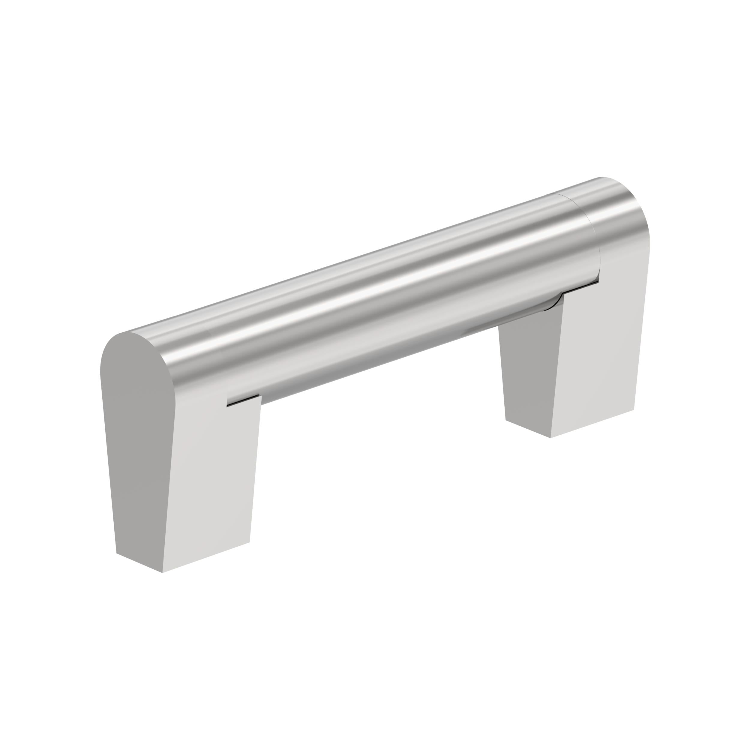 Amerock 10VMP3714026 Composite 3-in , 76mm Center to Center Polished Chrome Cylindrical Bar 10 -Pack