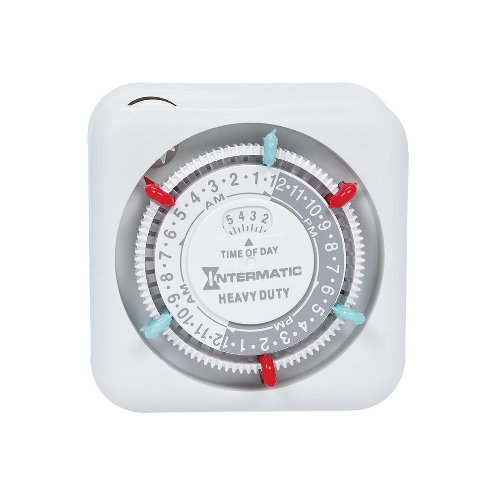 Intermatic TN311 15-Amps 120-volt 1-Outlet Mechanical Lighting Timer