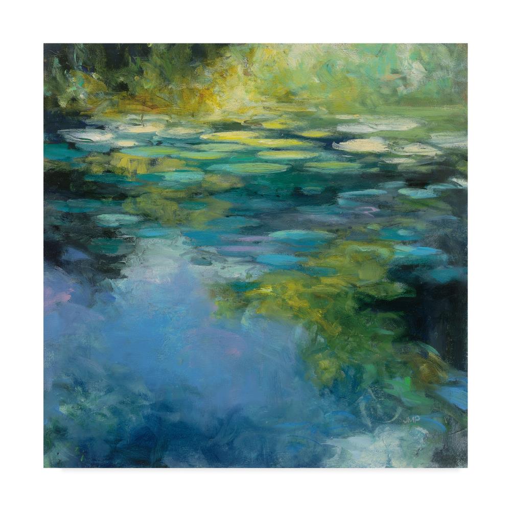 Trademark Fine Art Julia Purinton Water Lilies Iii 24x24 Canvas Art At 4656