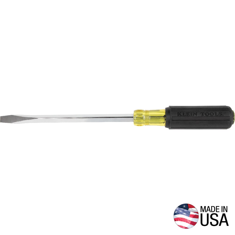 Klein Tools 6008 3/8-Inch Keystone Screwdriver, 8-Inch Square Shank