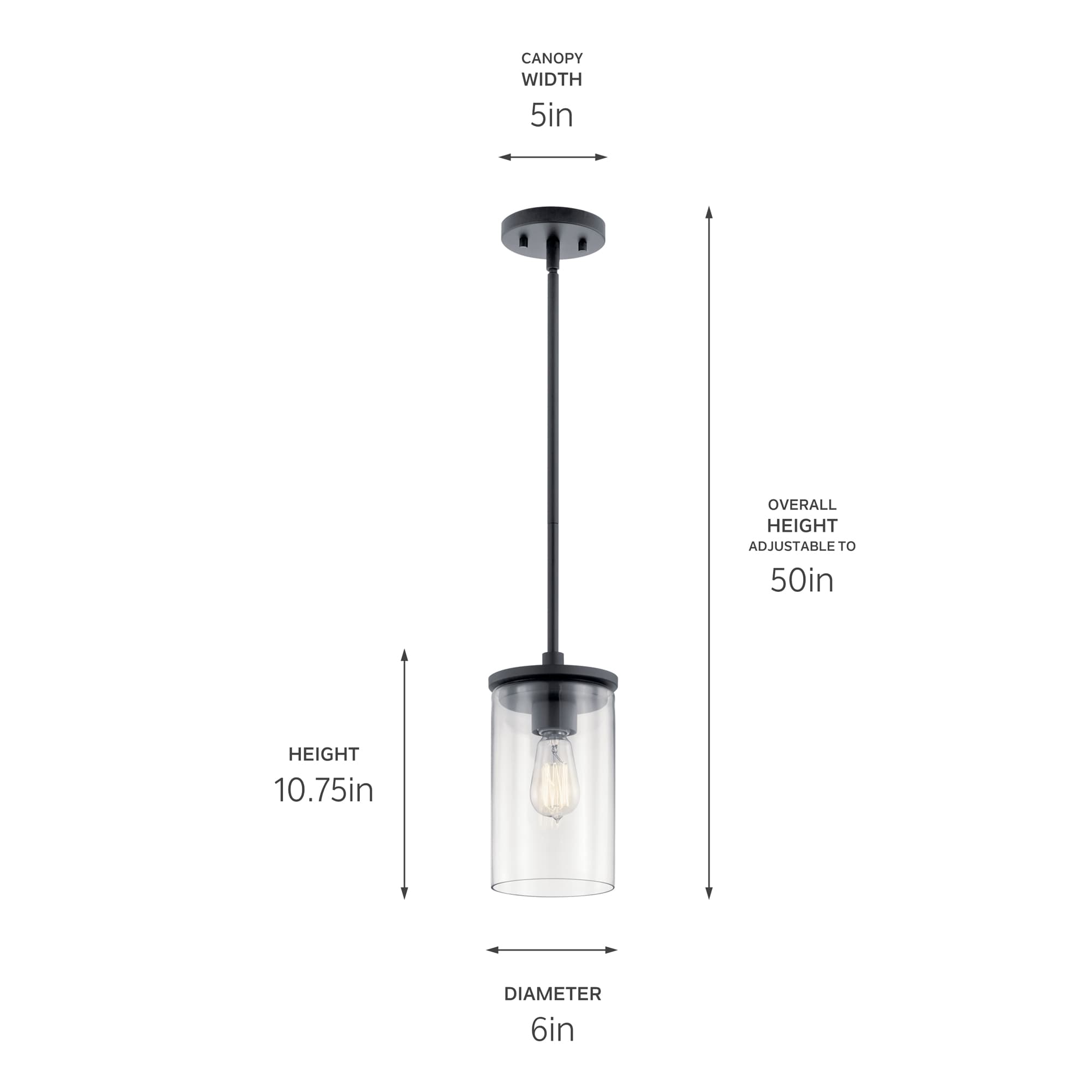 Kichler 43996BK Pendant-Lights - View #8