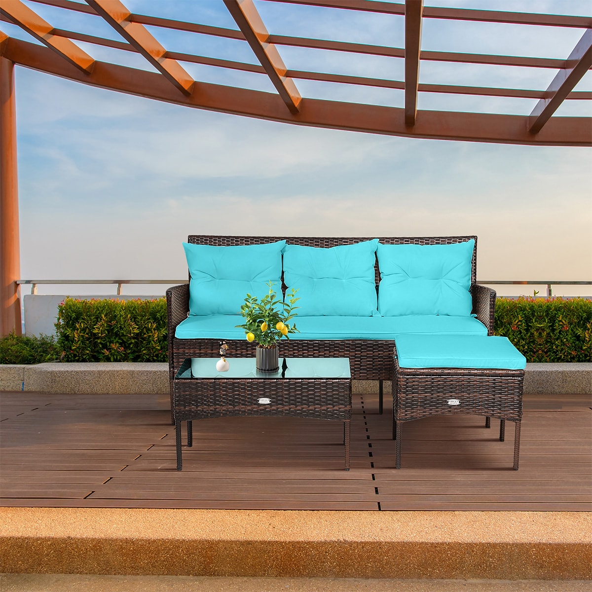 Forclover HYFE-65848ZS Patio-Conversation-Sets - View #4