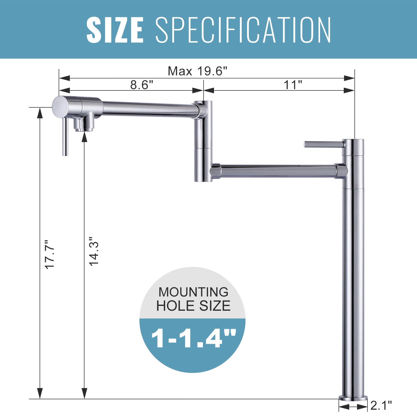WOWOW 2315000C-LW Kitchen-Faucets - View #5