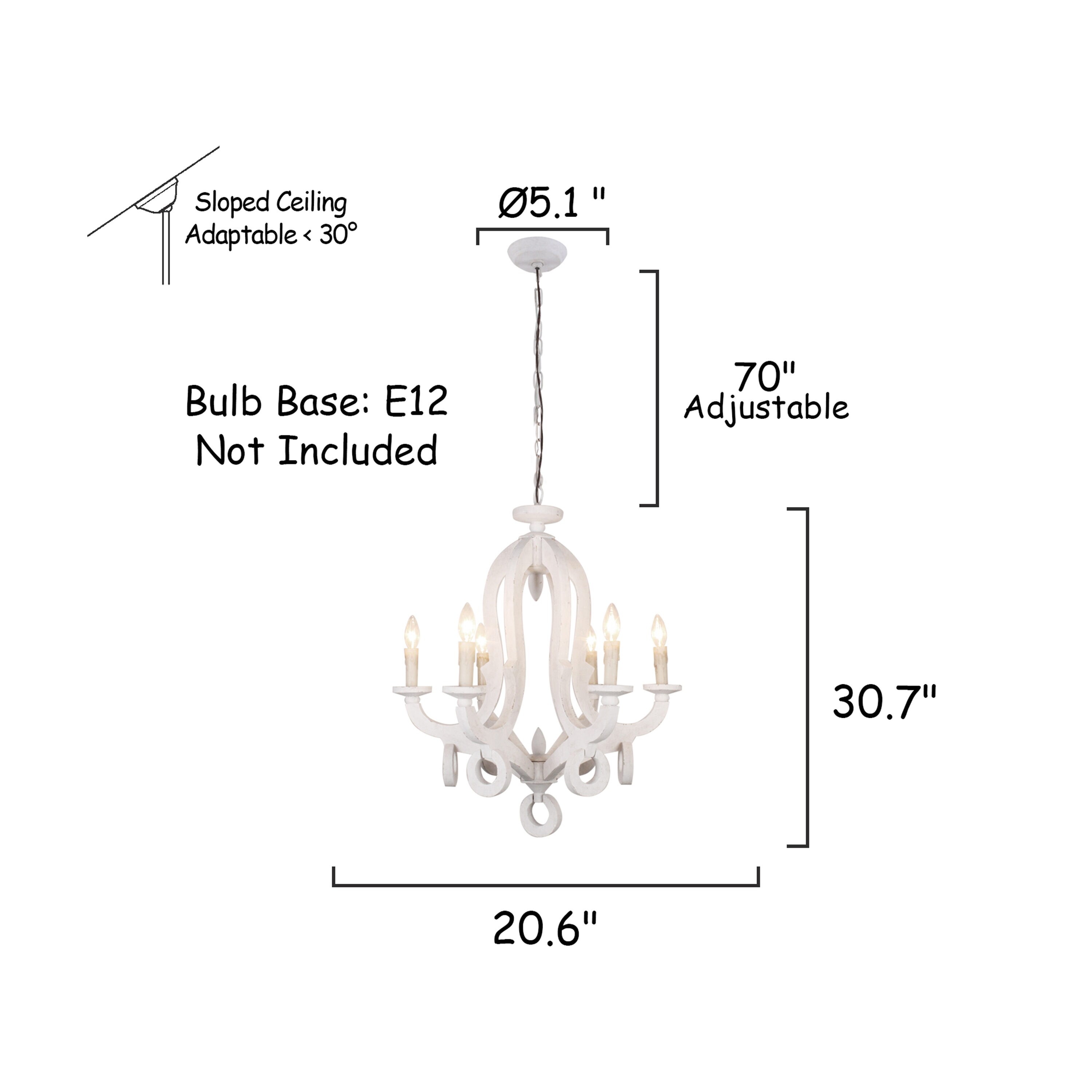 Oaks Decor FC4003-6W b090015 - View #9