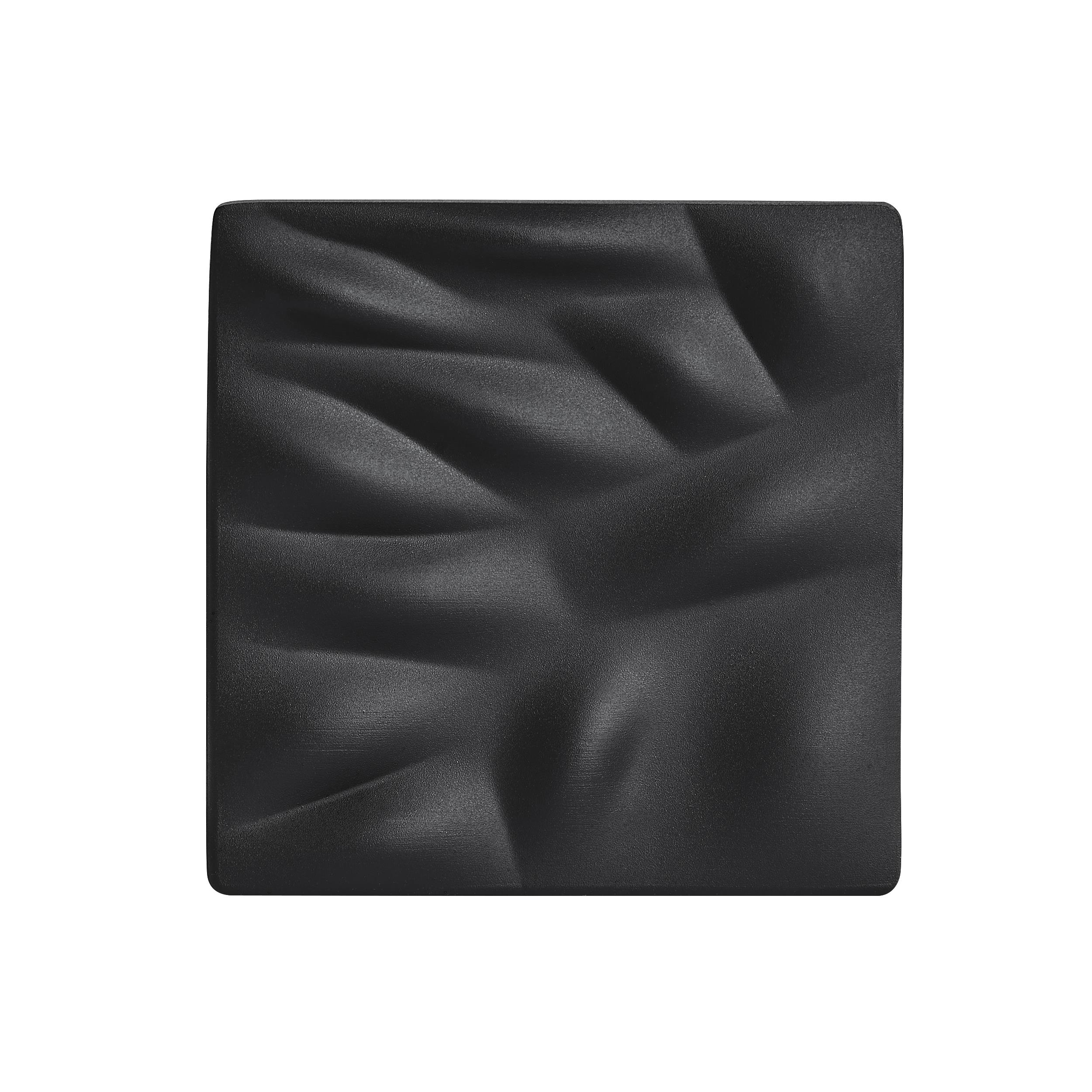 Matte Black Textured Square Cabinet Pull Handle