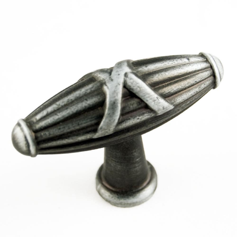 RK International CK 756-DN Distressed nickel Rectangular Traditional Cabinet Knob