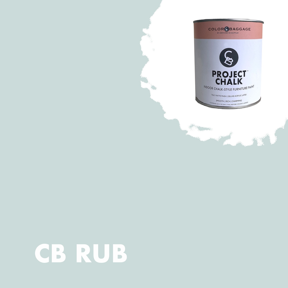 Color Baggage RUB-PIC-MAT-Q Project Paint Indoor Matte Rub Chalky ( 1-quart )