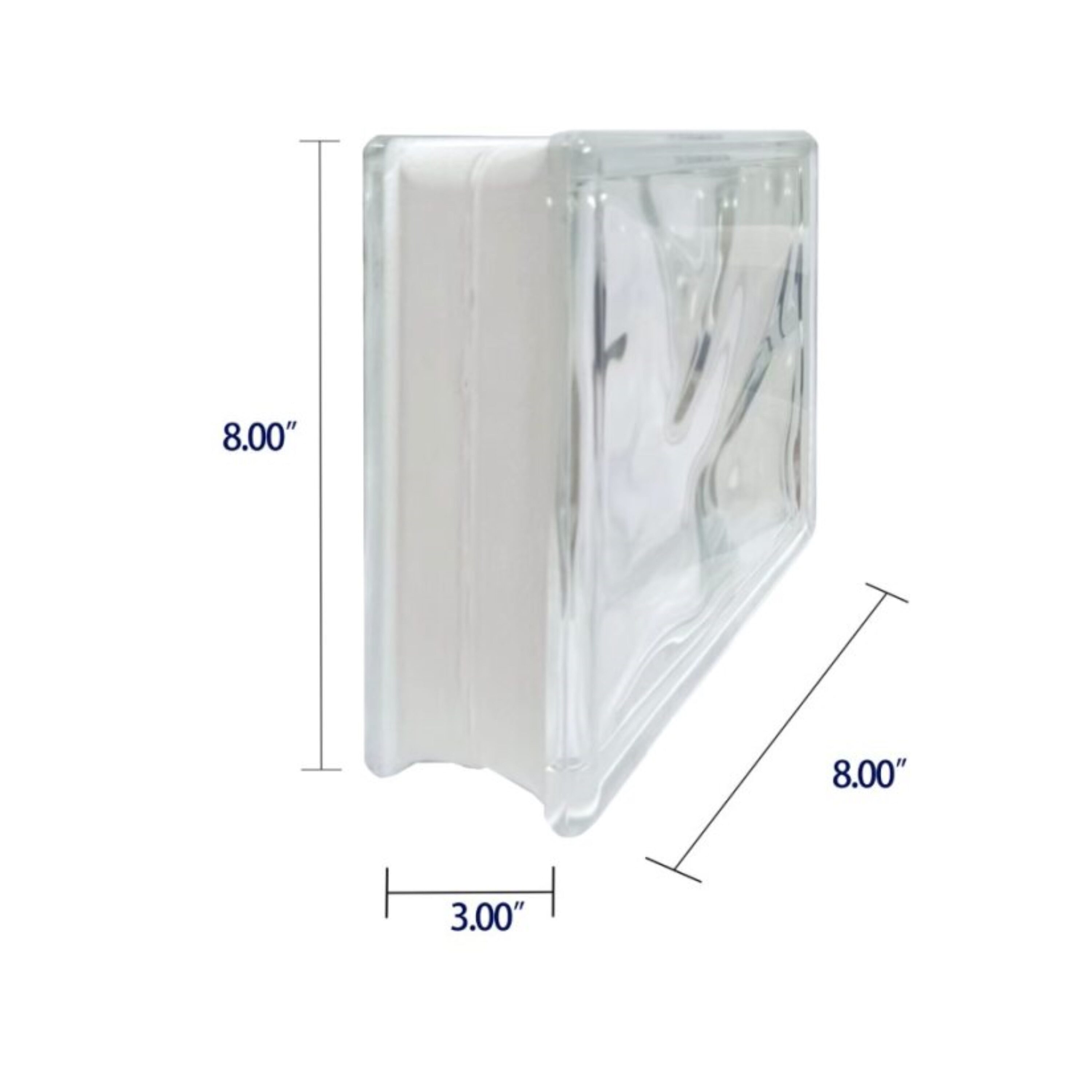 MULIA GLASS GBWAV883RB Glass-Block - View #4