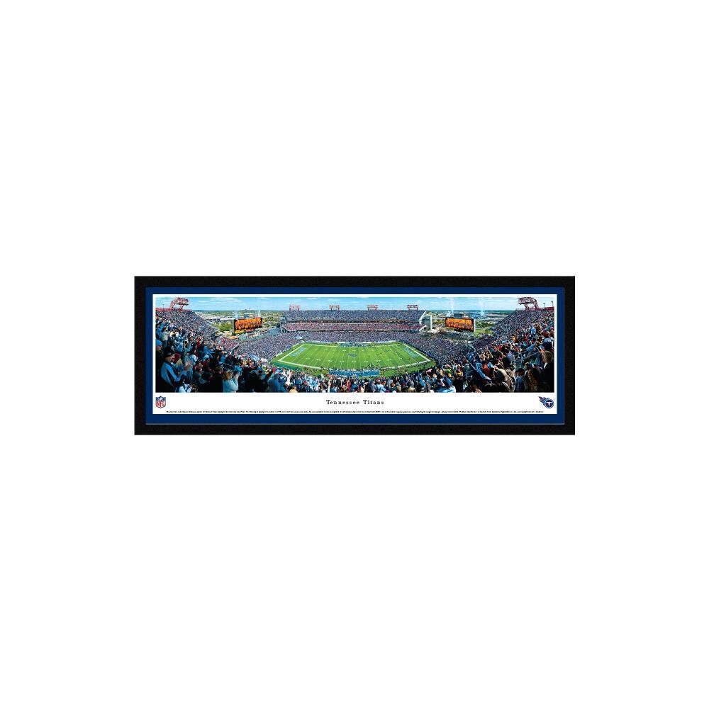 Blakeway Panoramas NFLTIT2M Tennessee Titans James Blakeway Black Metal Framed 15.5-in H x 42-in W Sports Paper Print