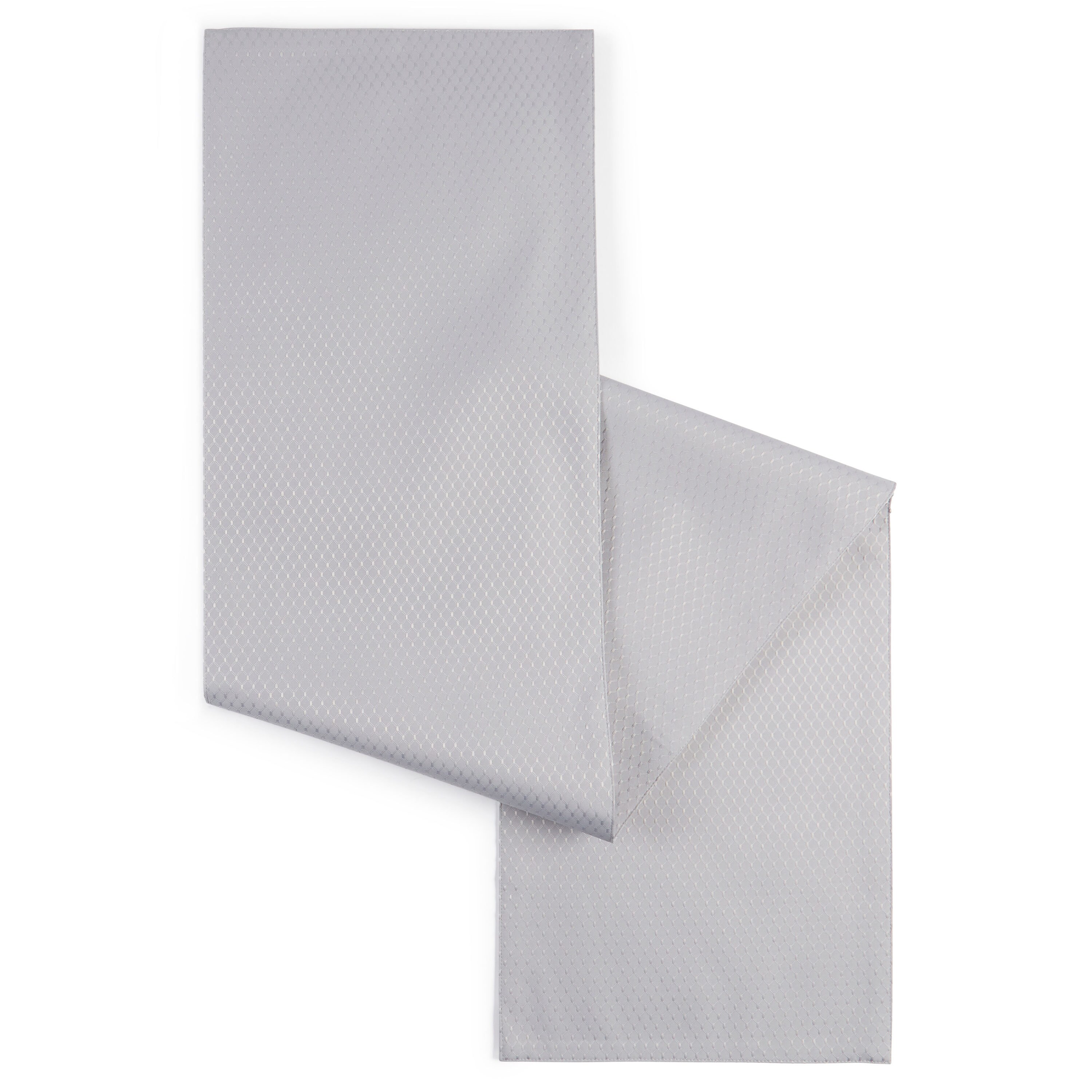 Town & Country Living RN009554TDECB1 150 Dove Polyester Rectangle Table runner