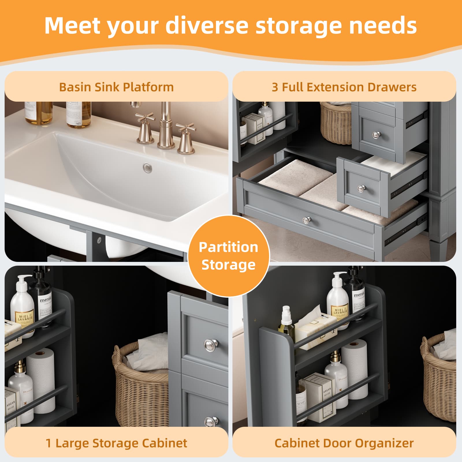 Vynxaria LEXY2009DJGXTYS033 Bath-Vanity-Combo - View #4