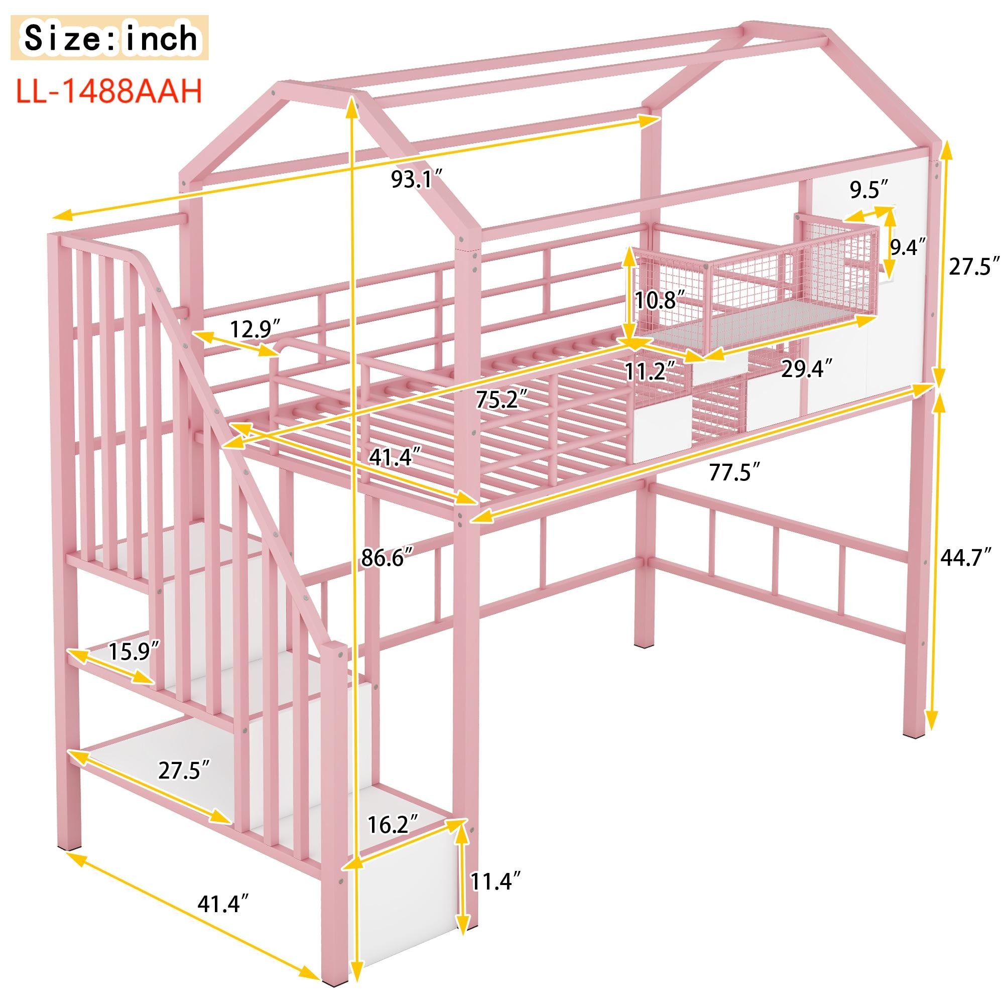 Yiekholo LL-1488AAH Bunk-Beds - View #8