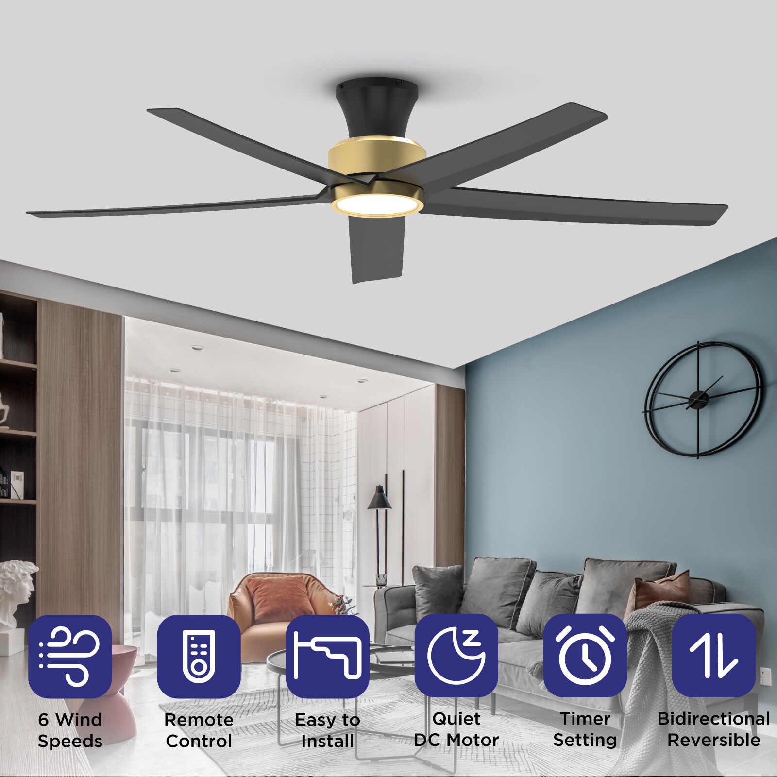 TALOYA TLY-WF-BG-X52 Ceiling-Fans - View #7