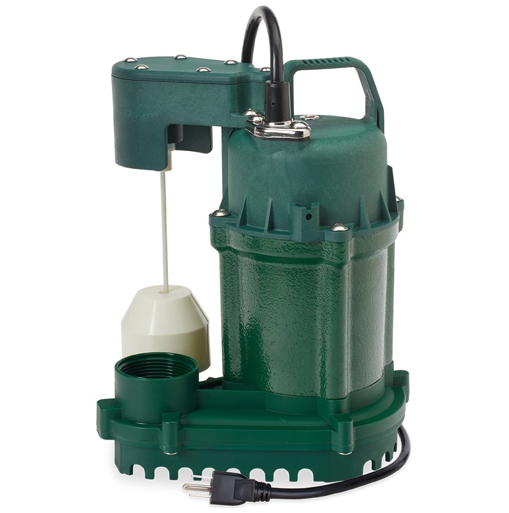 Pumps Submersible in Zoeller the at Cast Water Iron Sump department Pump 115-Volt 1/3-HP