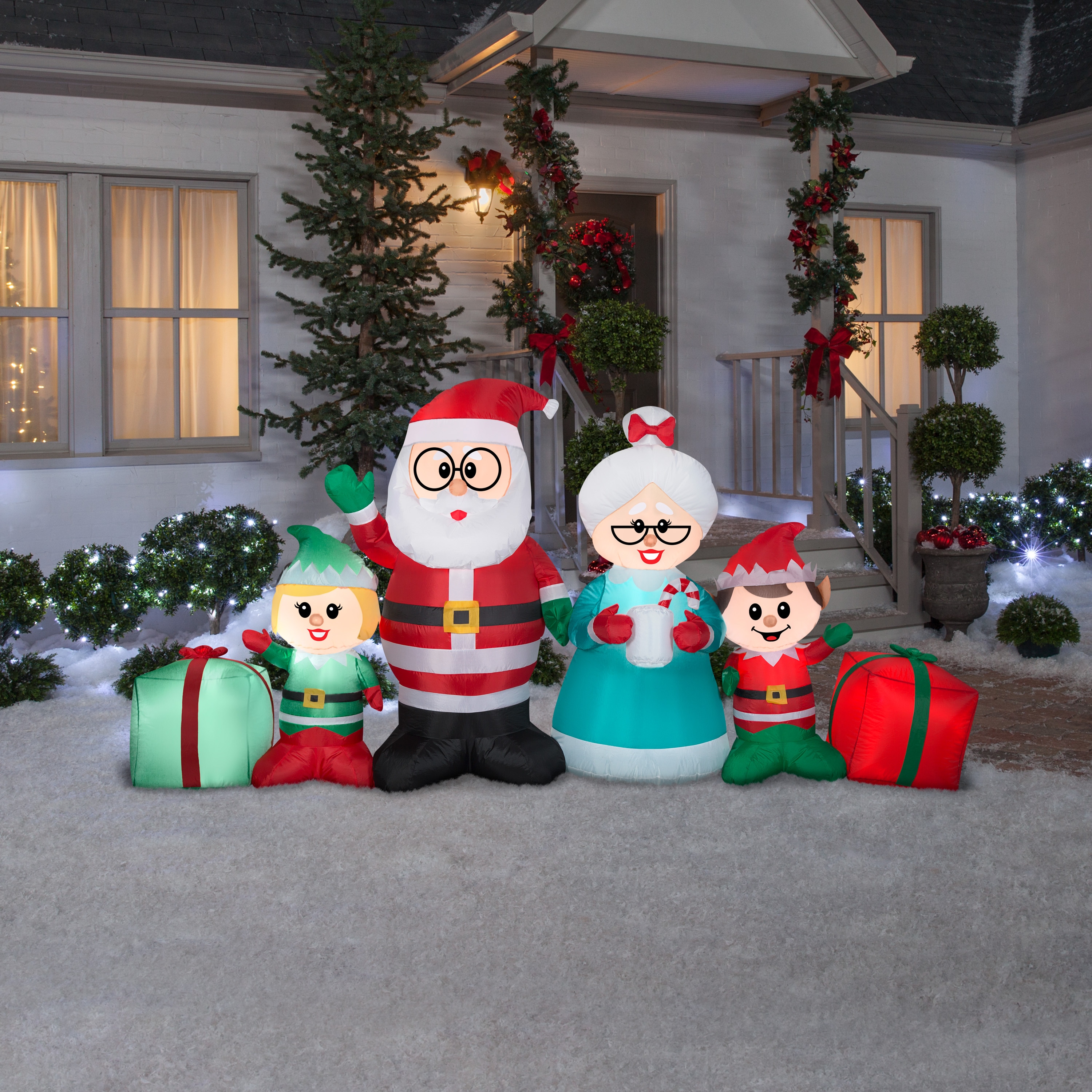 Gemmy 4.53-ft Lighted Christmas Inflatable At Lowes.com