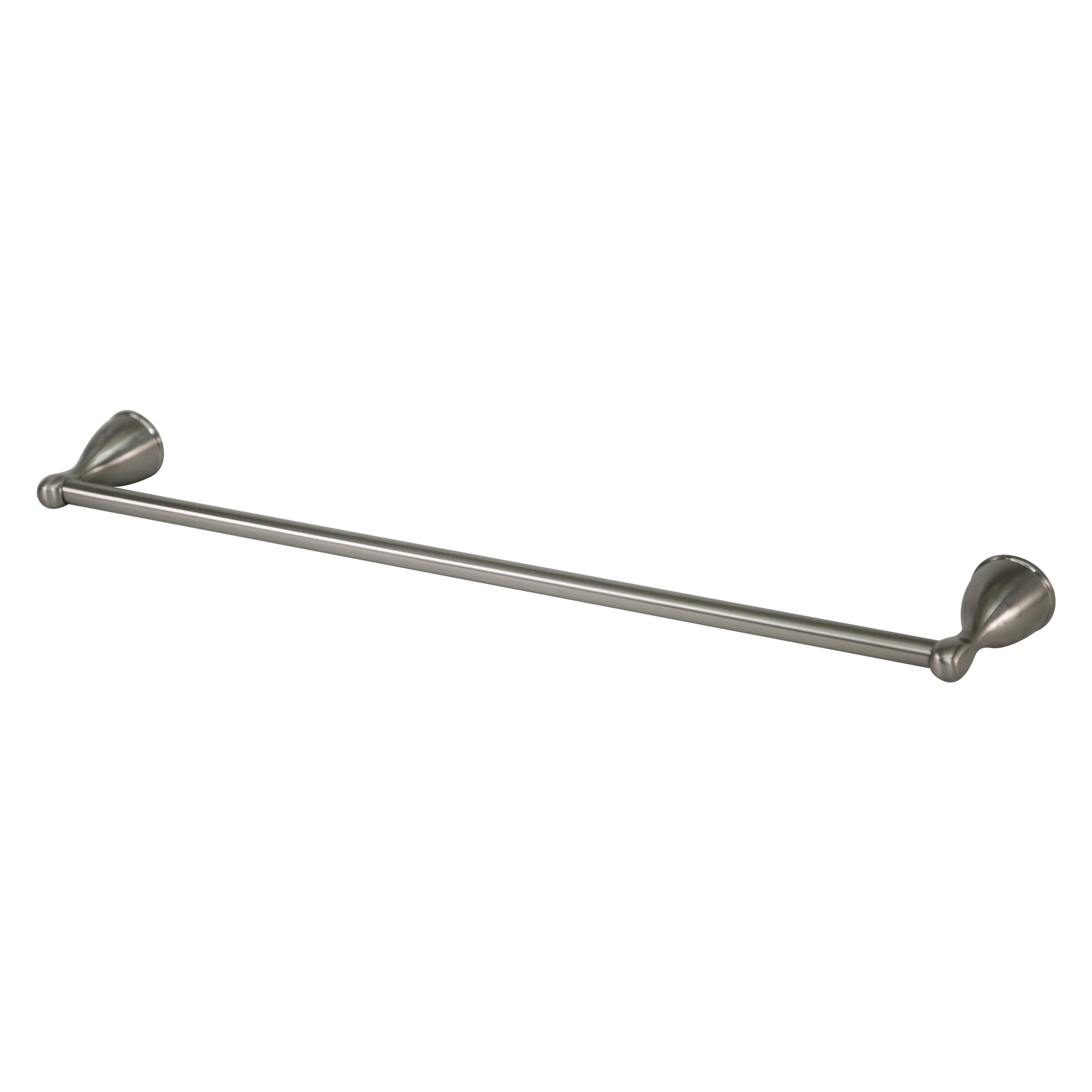 Design House 558668 Ames 26-in Brushed Nickel Wall mount Single Towel Bar