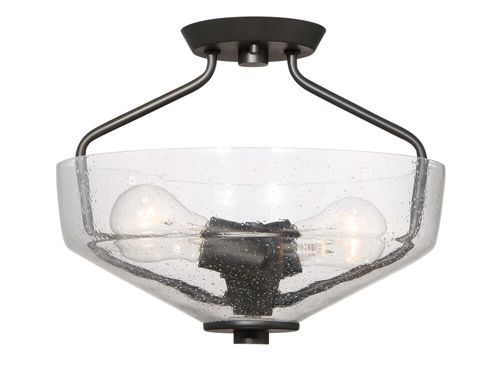 Designers Fountain 88011-ORB Printers Row 1-Light Oil Rubbed Bronze Semi mount light