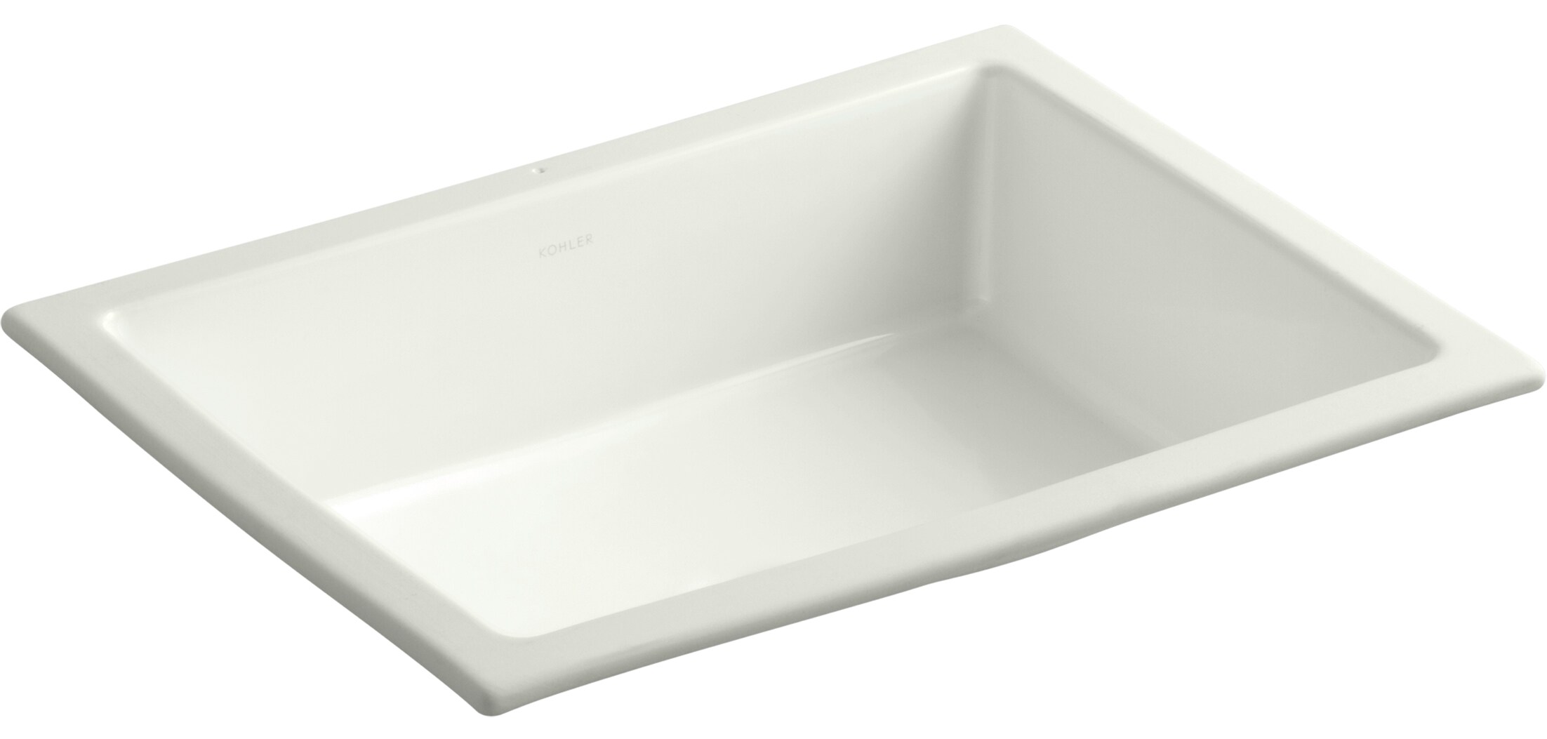 KOHLER 2882-NY Verticyl Vitreous china Undermount Rectangular Traditional Dune Bathroom Sink ( 19.8125-Inches x 15.625-Inches )