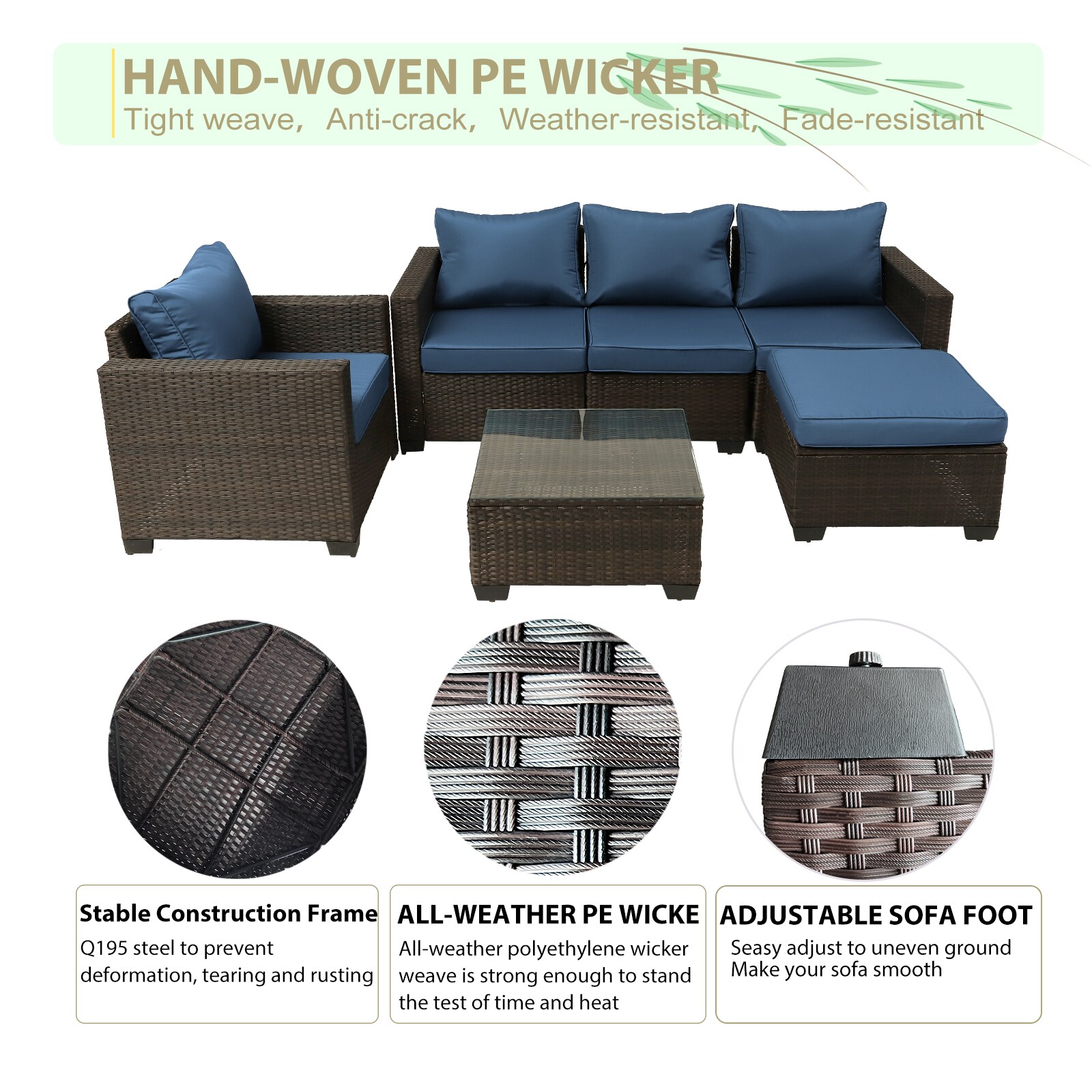 Runesay QCPATIO-26 Patio-Sofas-Daybeds - View #7