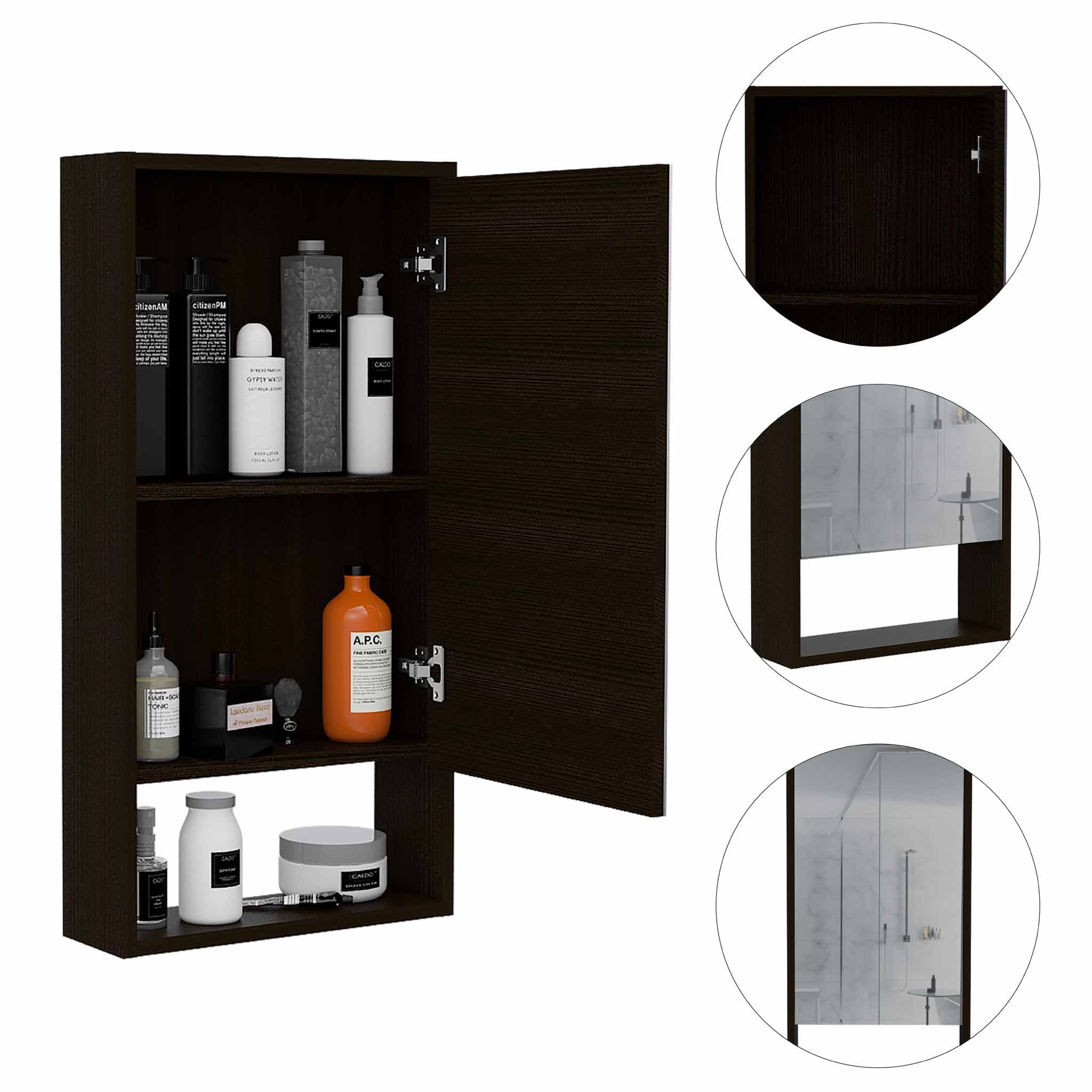 Huluwat P1-06280281 Bathroom-Medicine-Cabinets - View #6