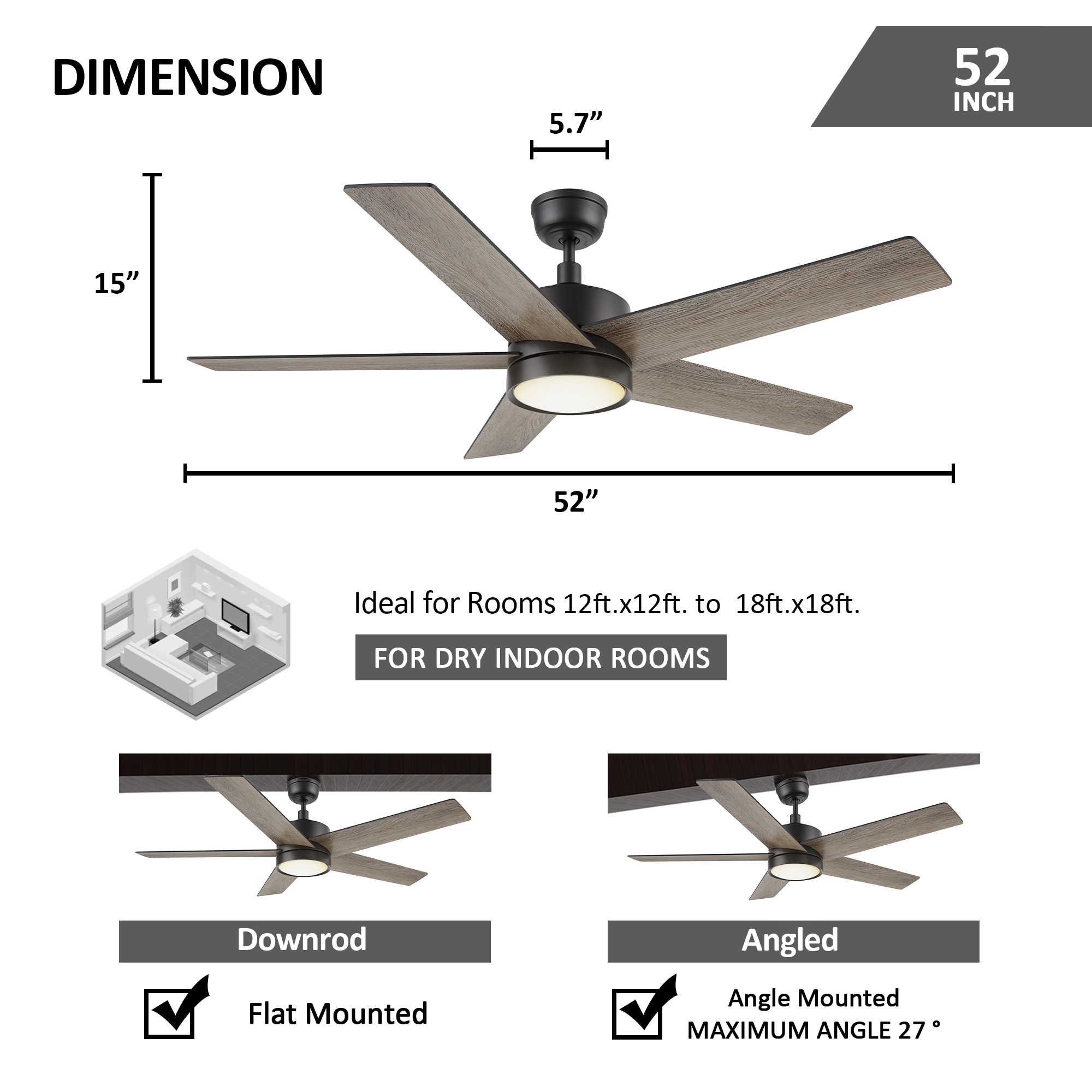 CARRO USA LCFR525E5-L11-BO-1 Ceiling-Fans - View #9