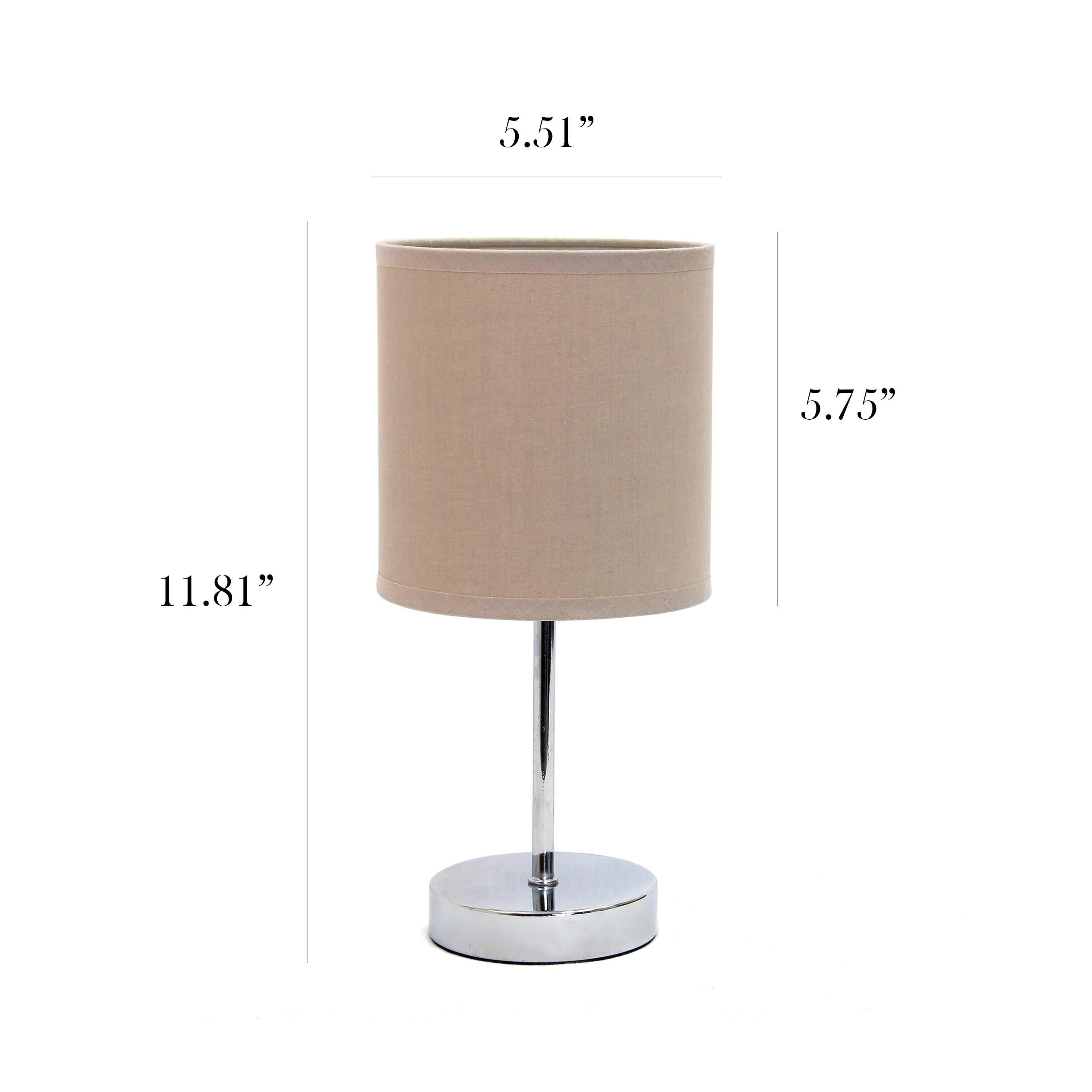 Simple Designs LT2007-GRY-2PK Lamp-Sets - View #3