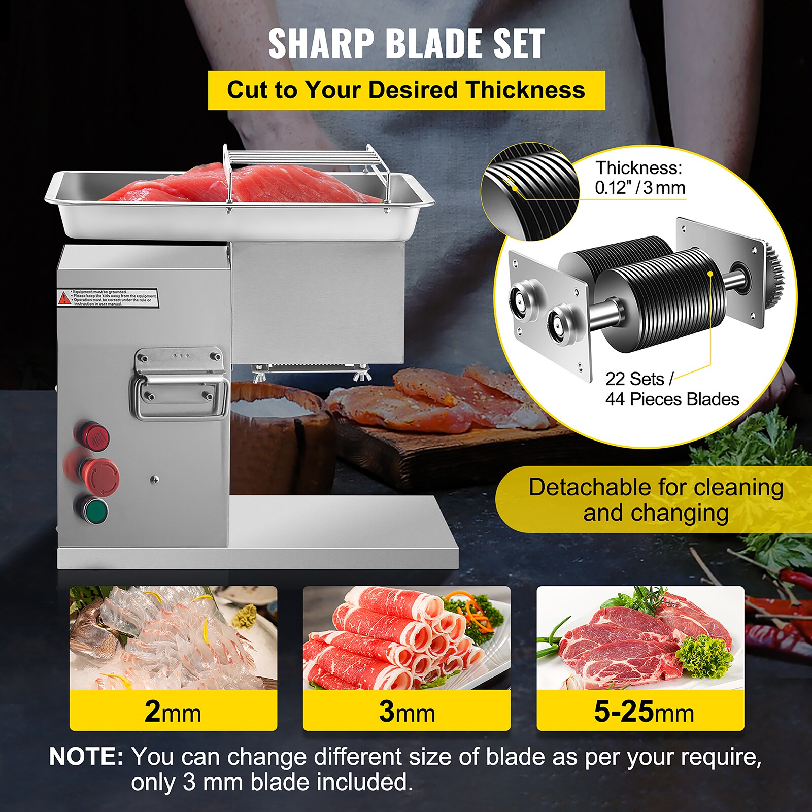 VEVOR TSQPJ000000000001V1 Food-Slicers - View #6