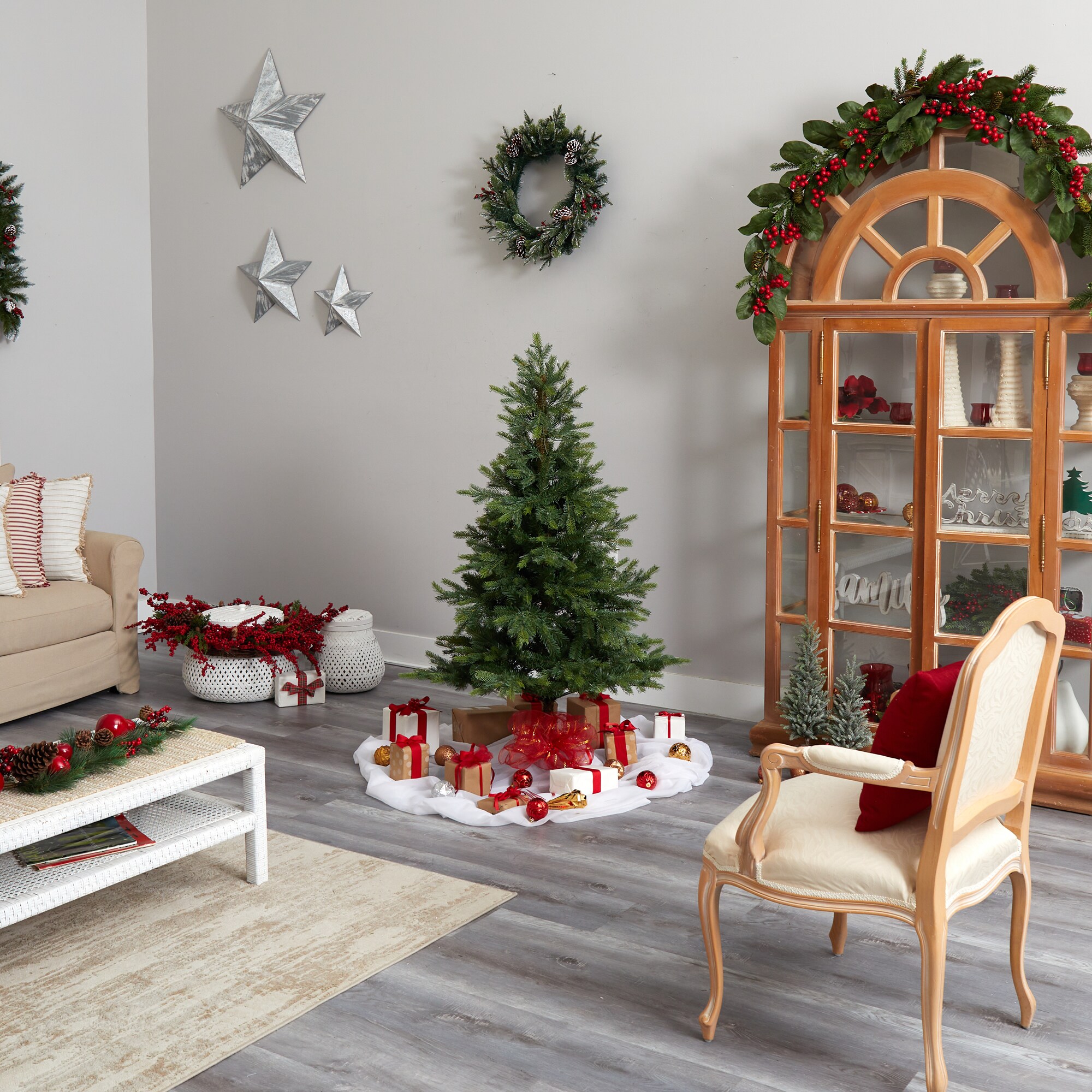 Nearly Natural T3342 Artificial-Christmas-Trees - View #10