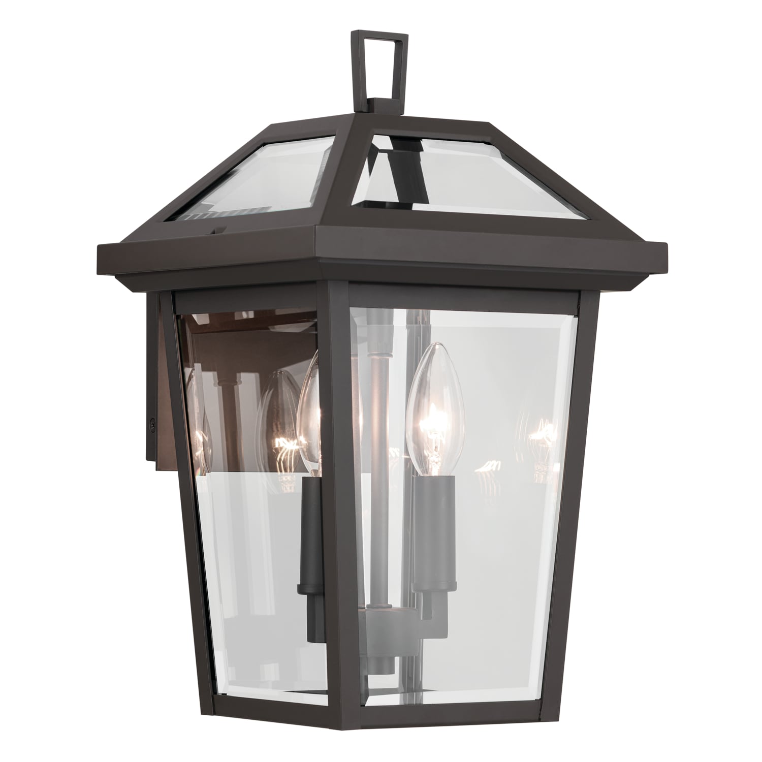 Kichler 59125OZ Regence 2 -Light 14-in H Bronze Hardwired Outdoor Wall Light