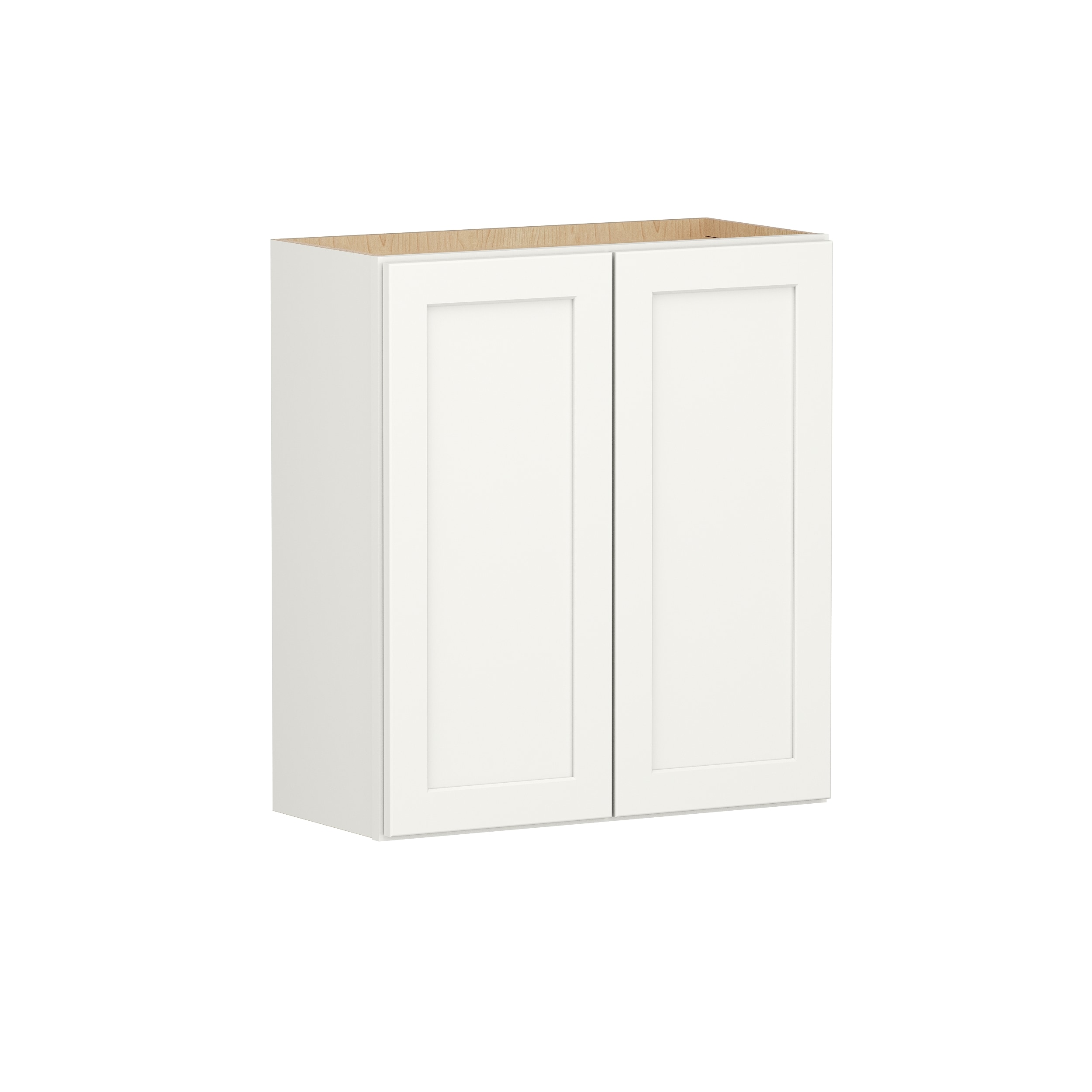 Shenandoah PRO Express Breckenridge 33-in W x 30.125-in H x 12-in D Linen Full Overlay Wall Fully Assembled Plywood Cabinet (Recessed Panel Shaker Door Style)