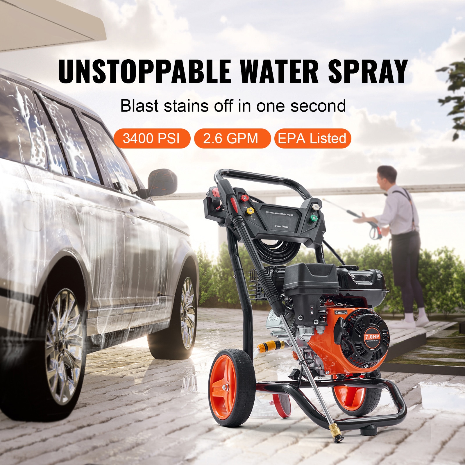 Mecale VOL-E8X53E Gas-Pressurewashers - View #2
