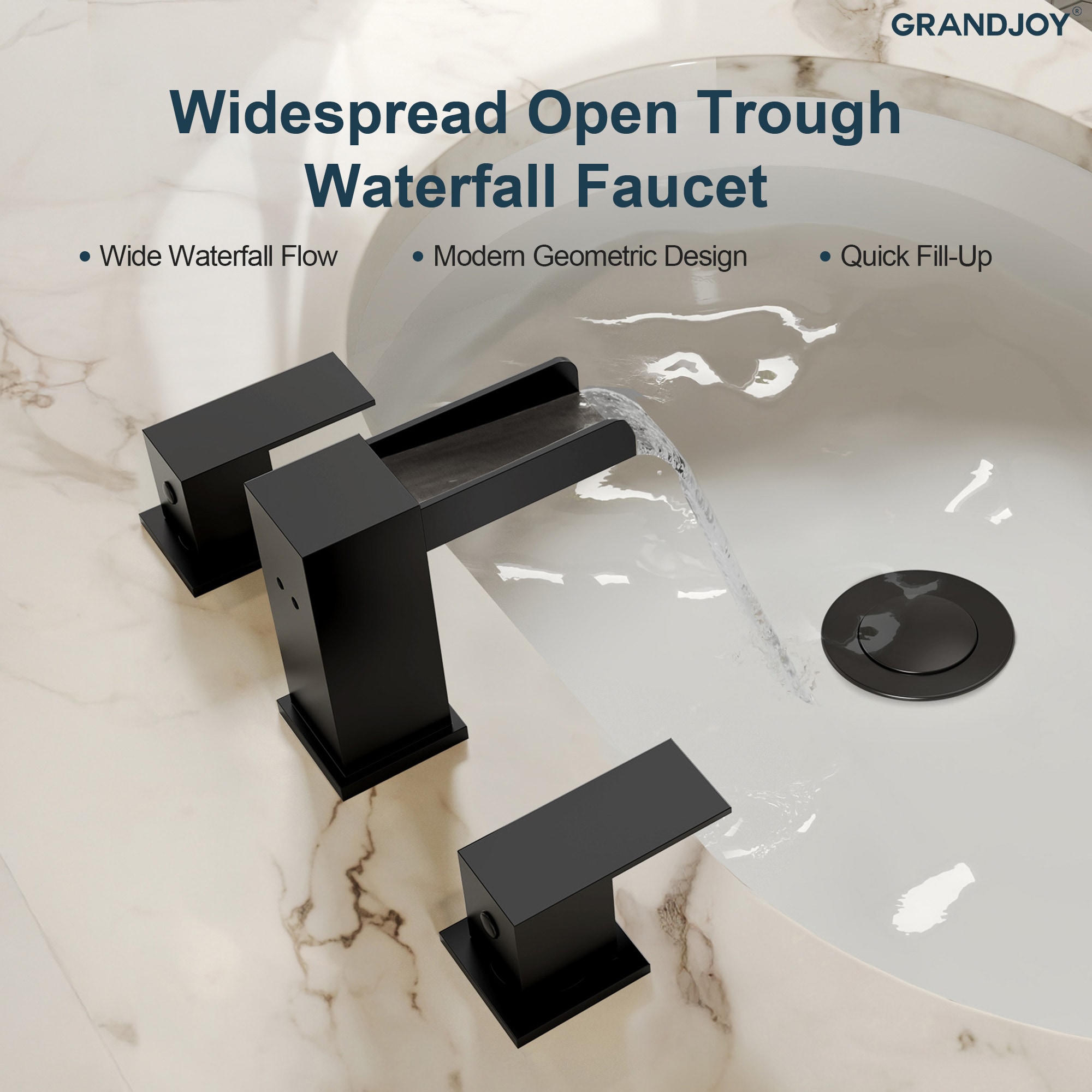 GRANDJOY SGF11GJ-64BL Lavatory-Faucets - View #4