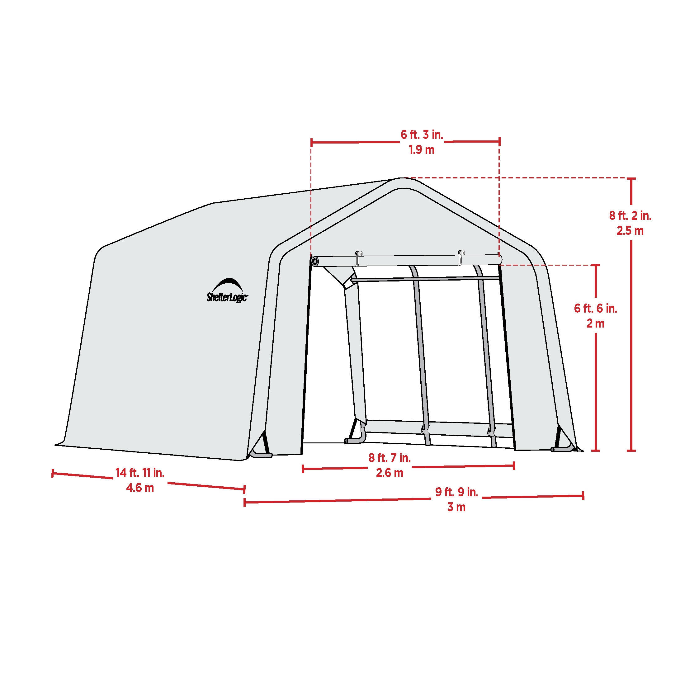 ShelterLogic 62681 Carport-Covers - View #3