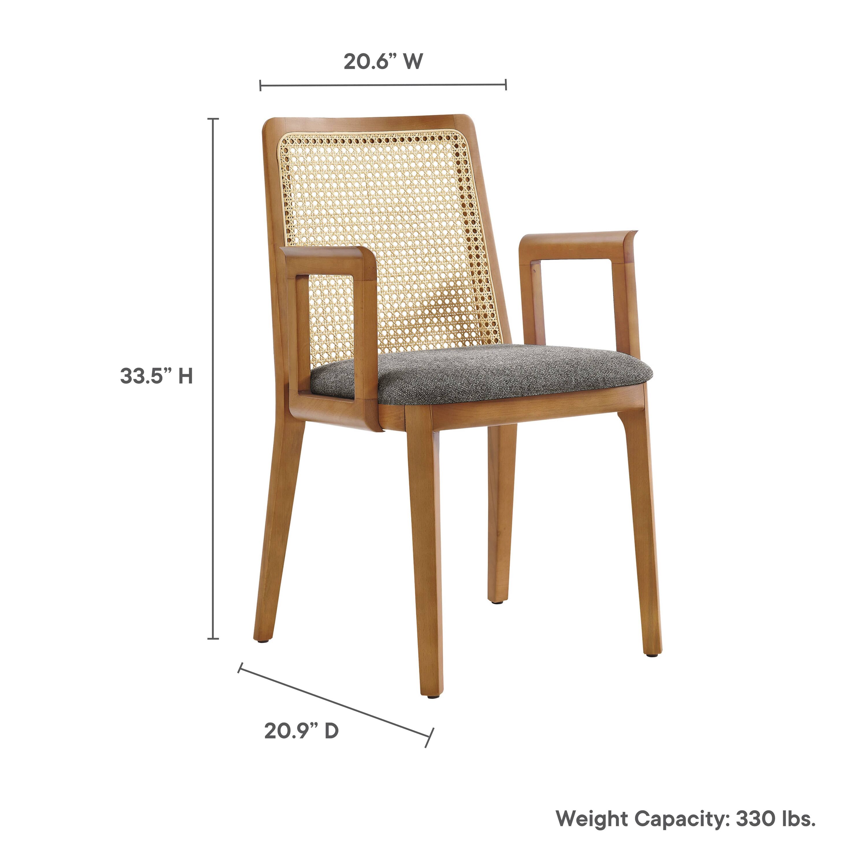 Modway EEI-6844-HON-NAT-GRY Dining-Chairs - View #3
