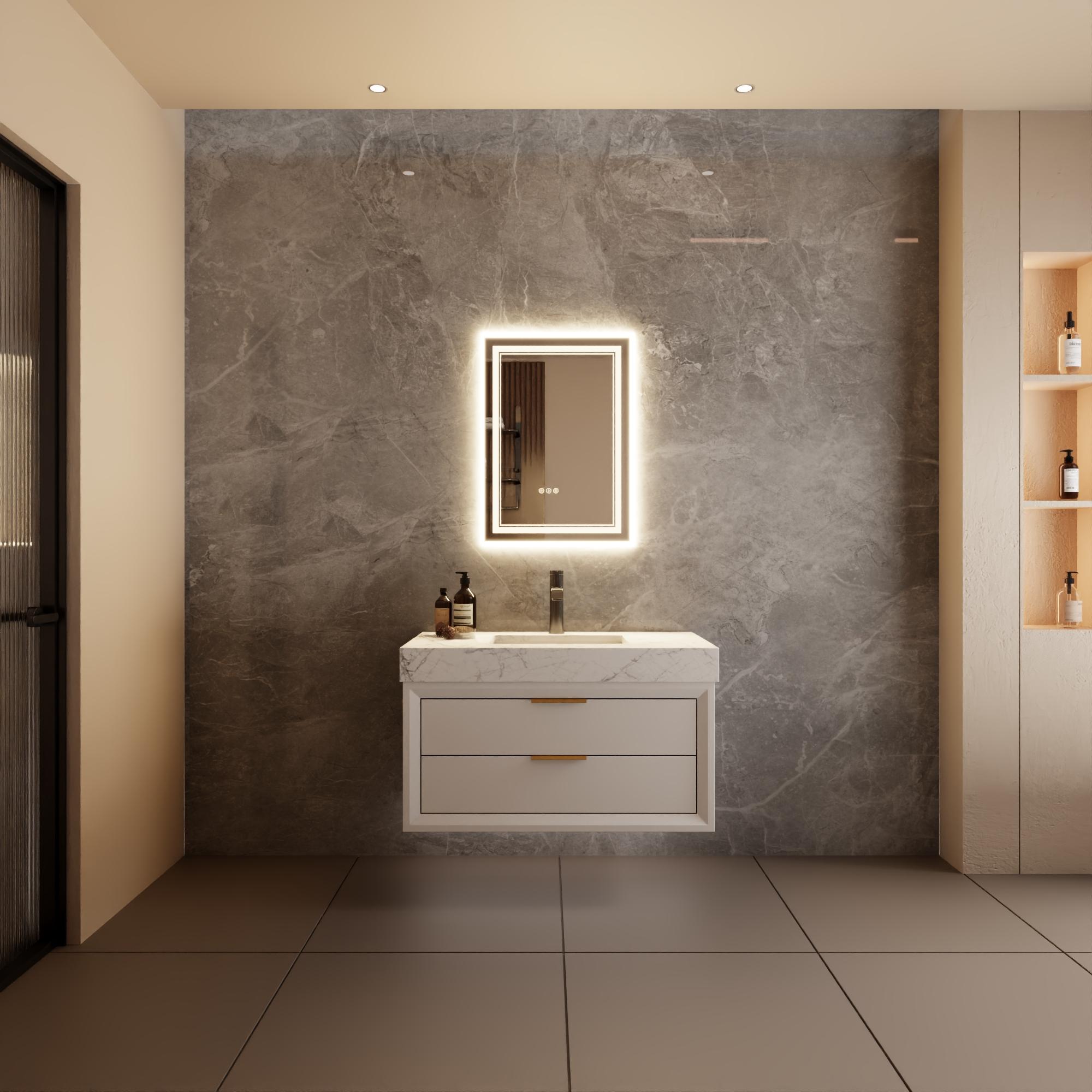 Bayfeve BFXB-1S2028-MIR Framed-Bath-Mirrors - View #4
