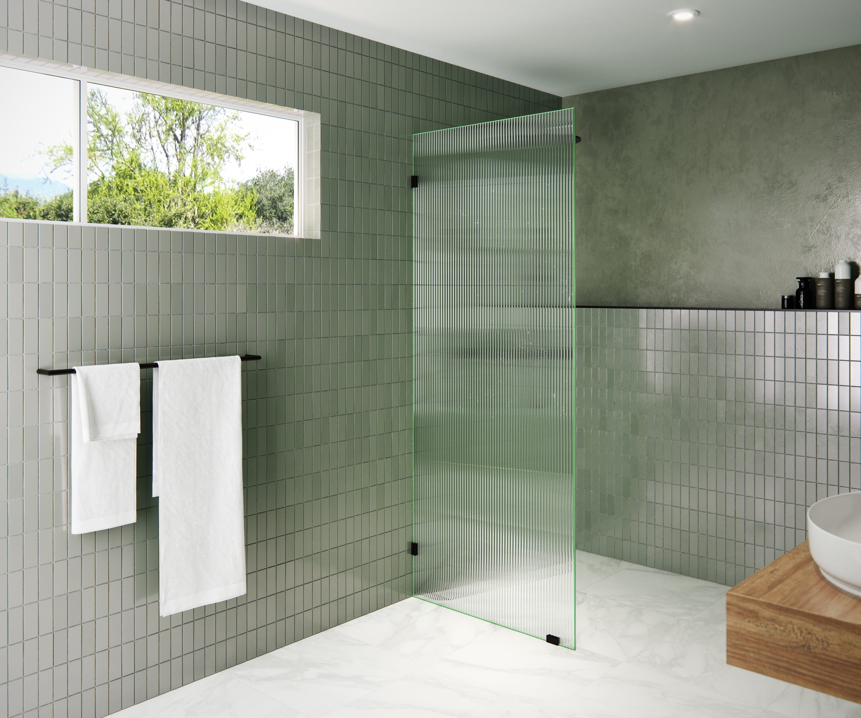 Glass Warehouse GW-FL-30-ORB Shower-Doors - View #2