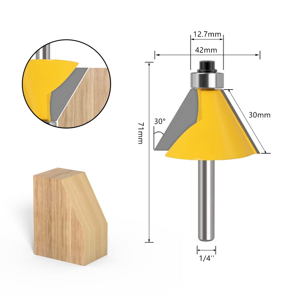 SenQWFa LDC0811Q192 Cabinetry-Joinery-Router-Bits - View #5