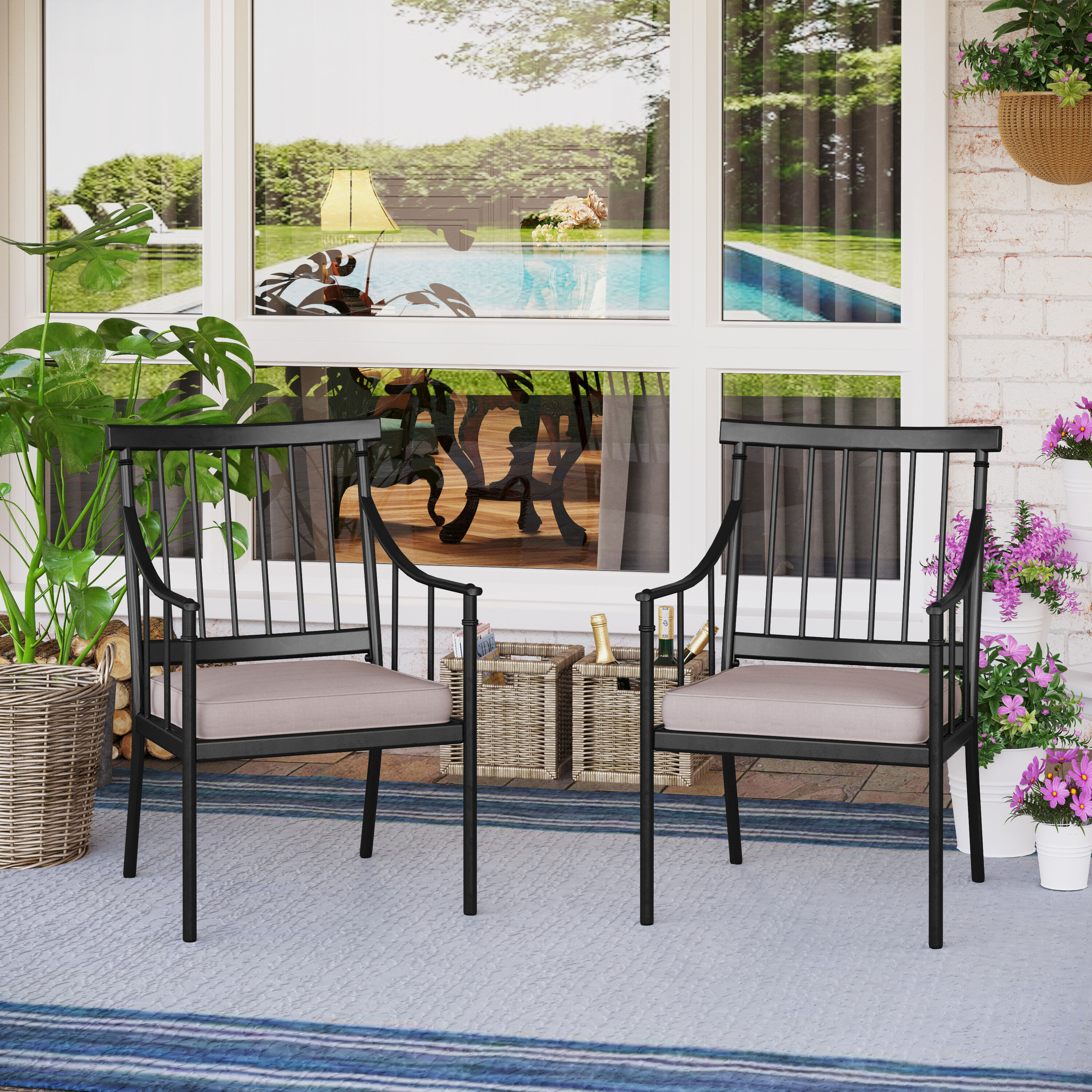 Sunshine Valley PV-344-B Patio-Chairs - View #2
