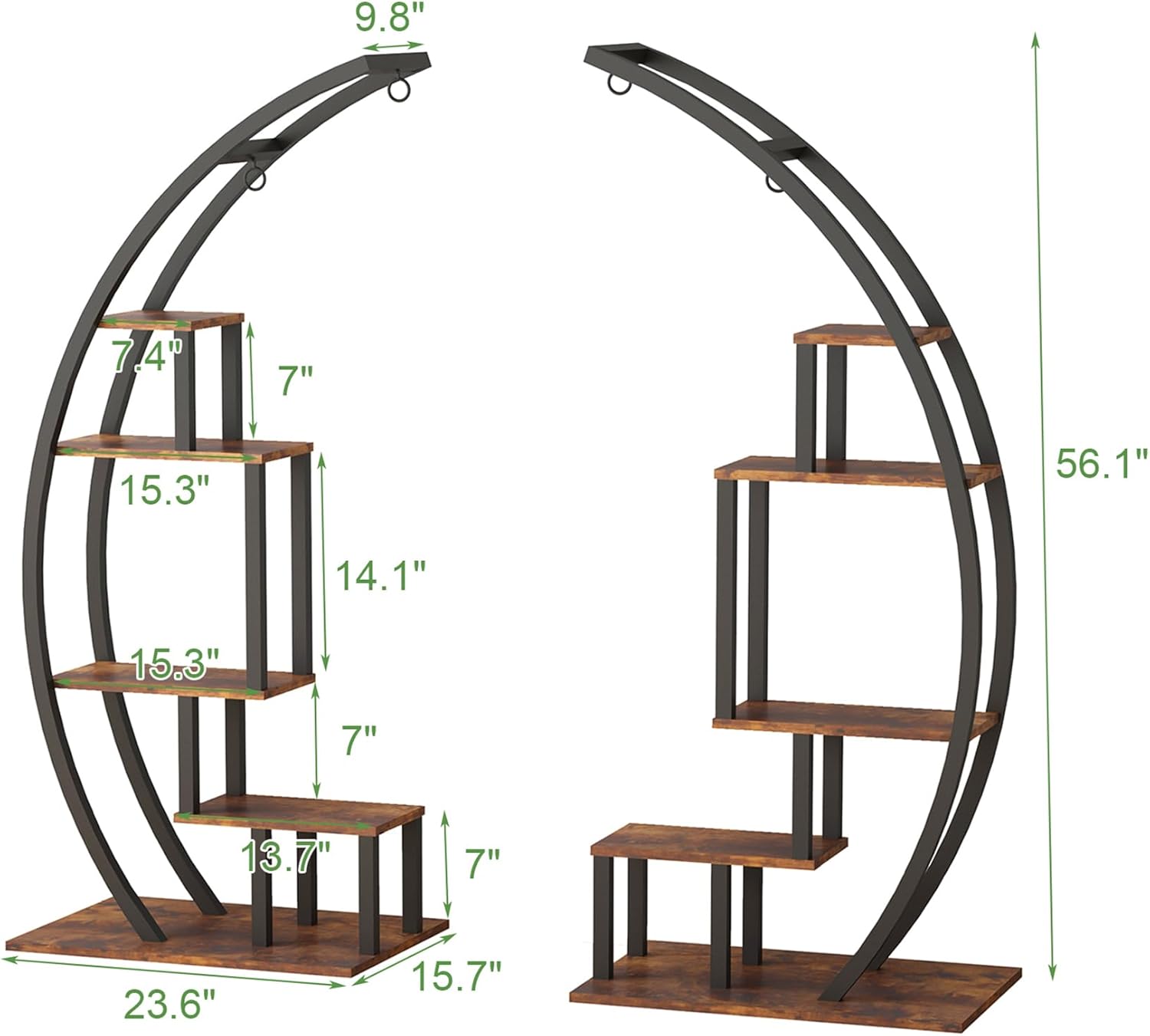 Garvee OYF-PHO-105BWW0K Plant-Stand - View #3