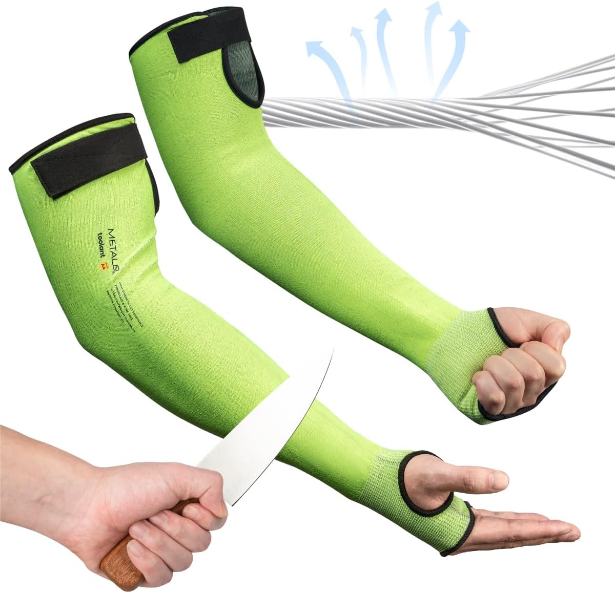 toolant One size fits most Green HPPE Gardening Gloves (1-Pairs)
