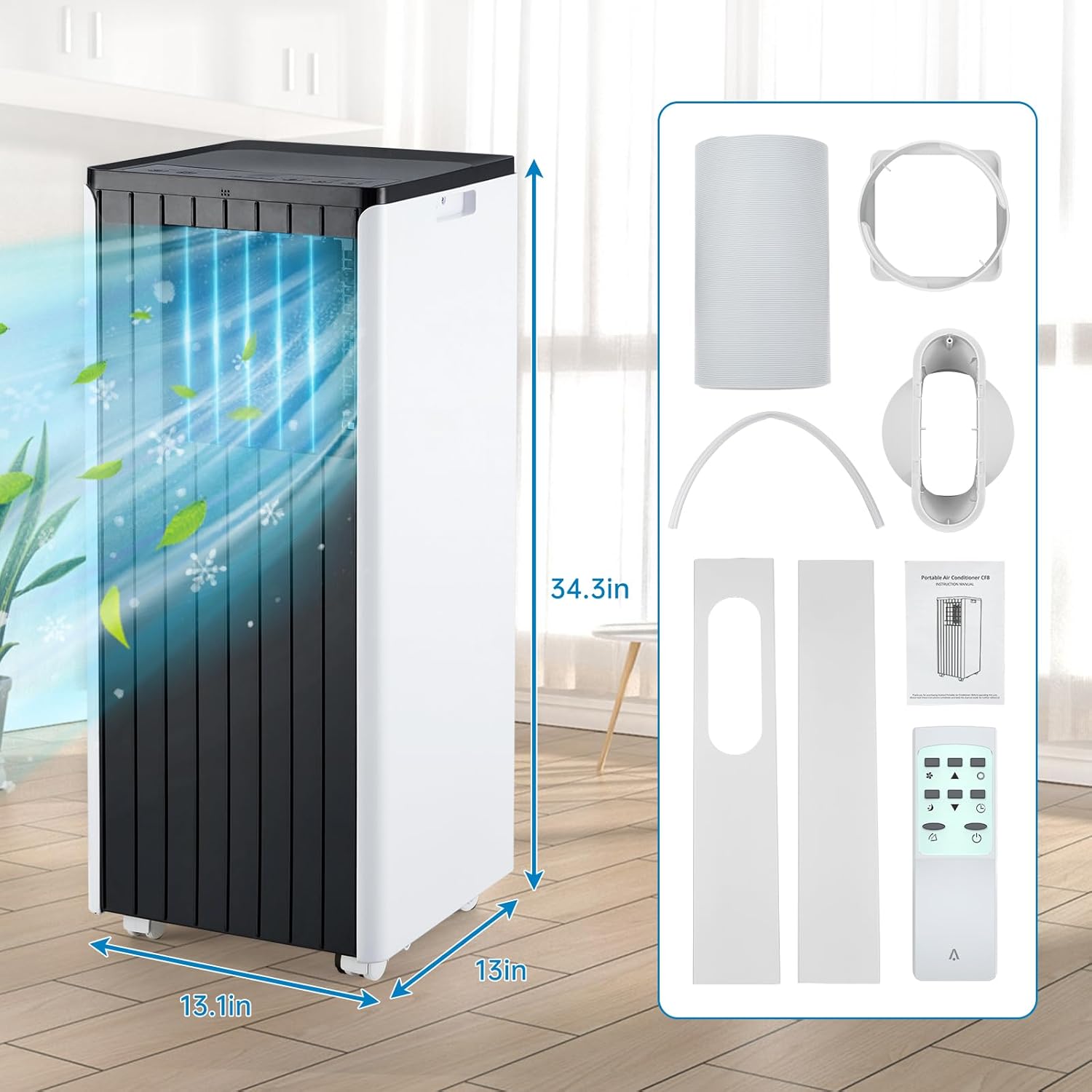 Qeetex LXLS2-PHO-107L5KA9 Portable-Air-Conditioners - View #2