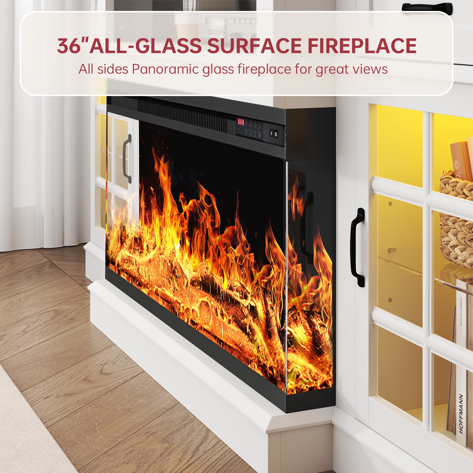 AOXUN AX-41870WB Electric-Fireplaces - View #5