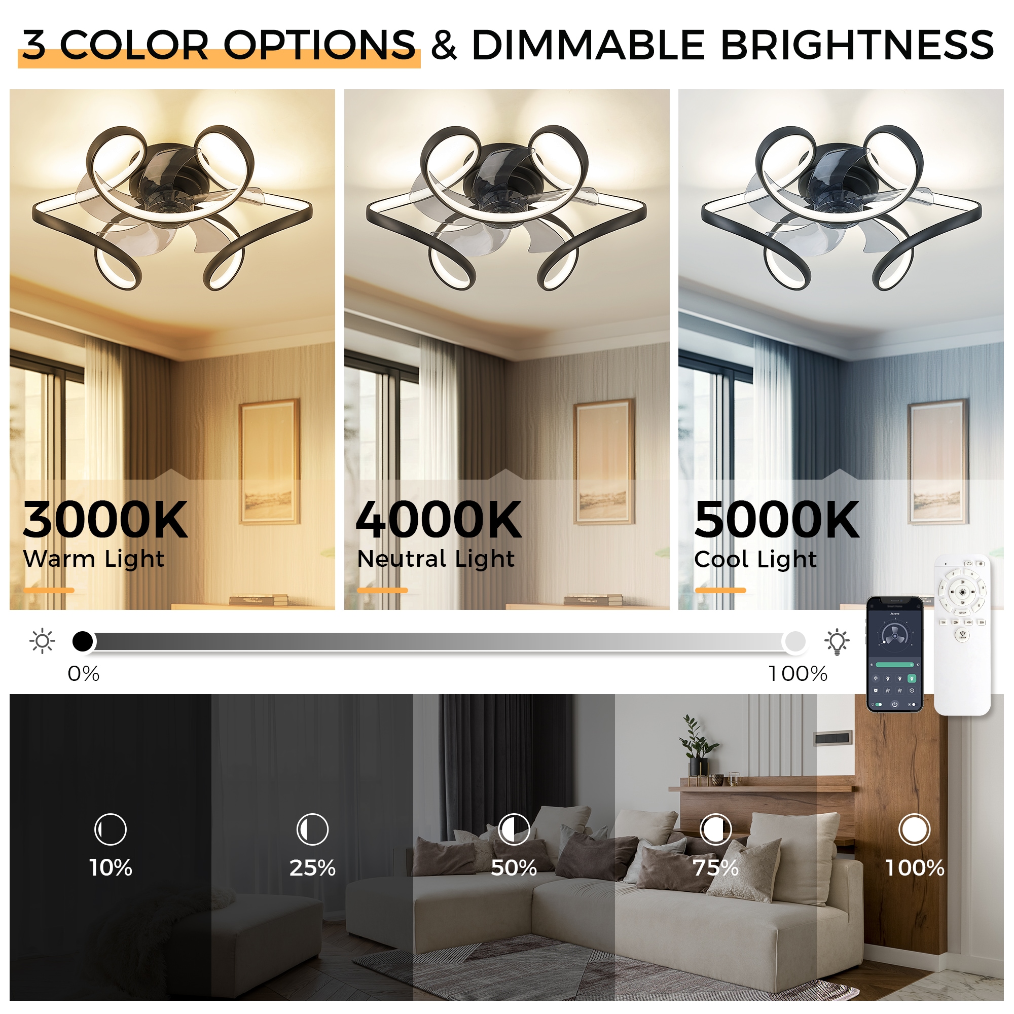 LTMATE LT-DCF209-BK20 Ceiling-Fans - View #4